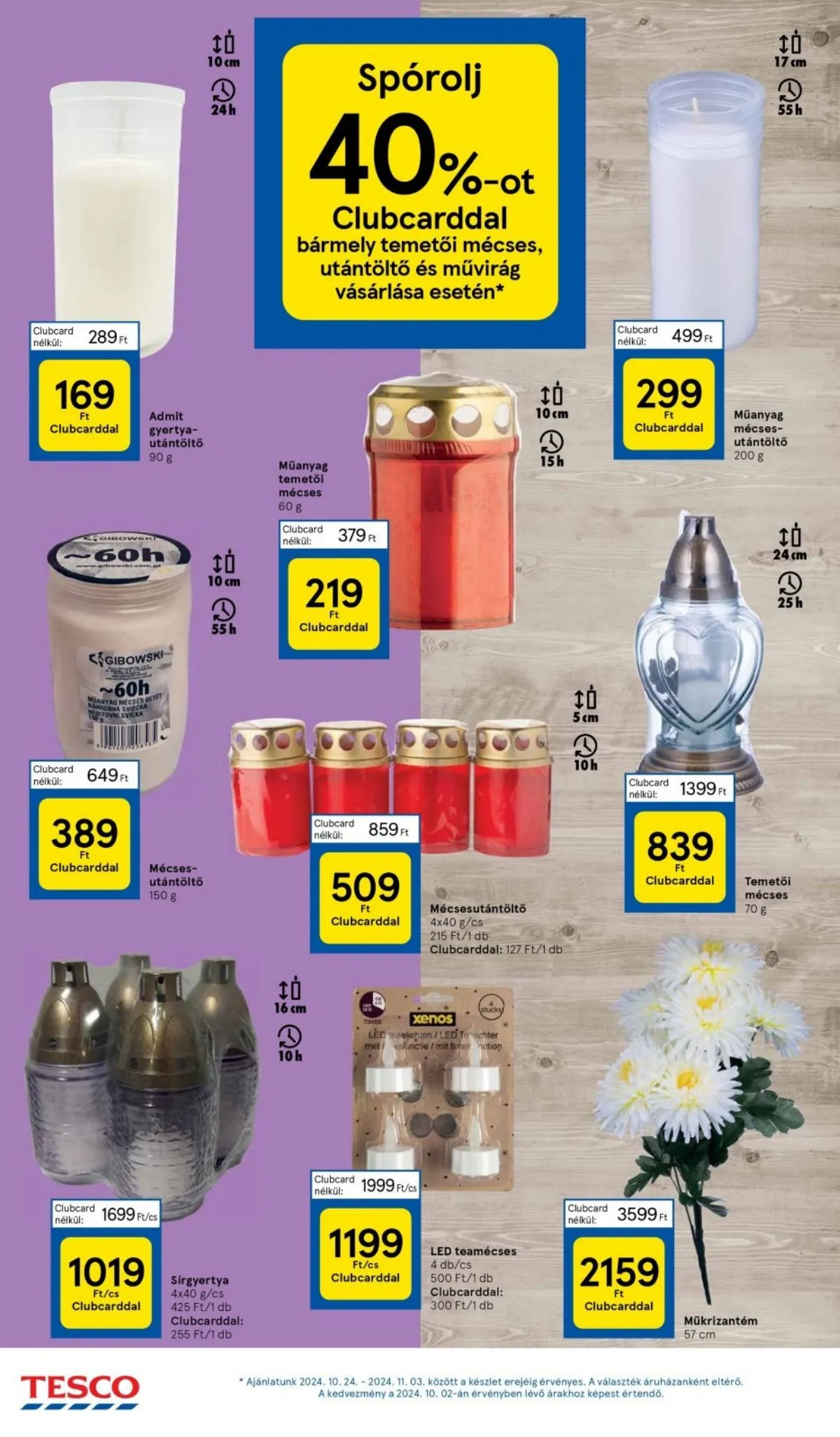 Tesco akciós újság Hipermarket 10.24–10.30 – 10. oldal
