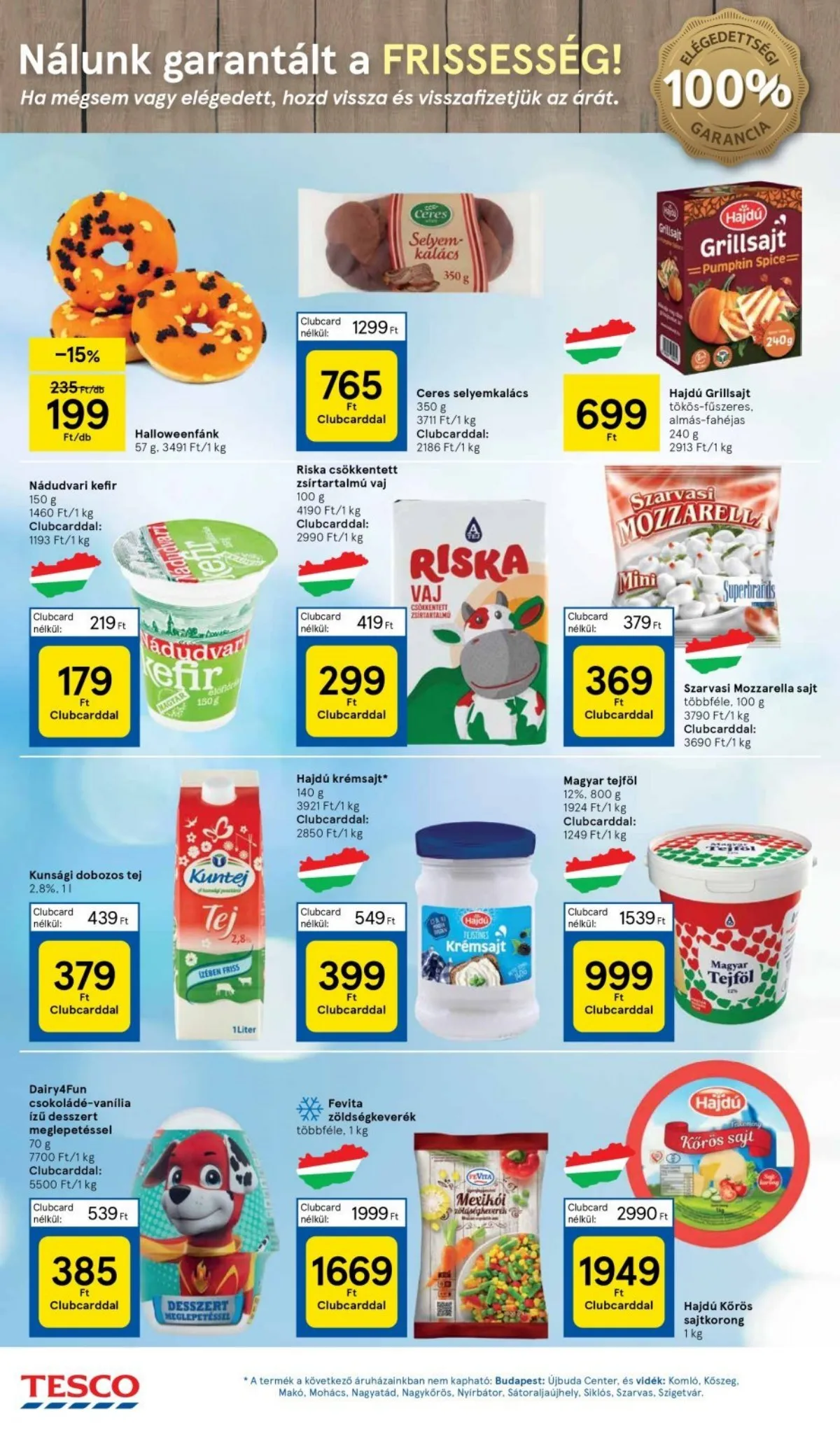 Tesco akciós újság Hipermarket 10.24–10.30 – 4. oldal