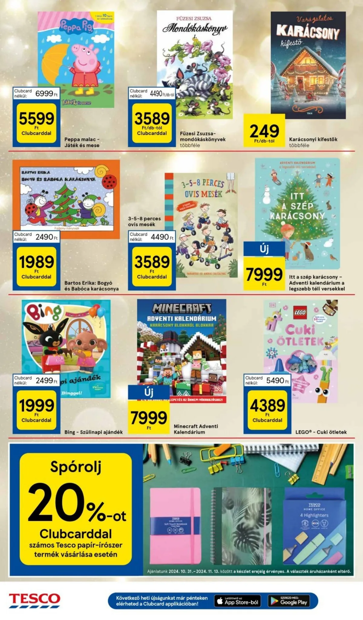 Tesco akciós újság Hipermarket 10.31–11.06 – 30. oldal