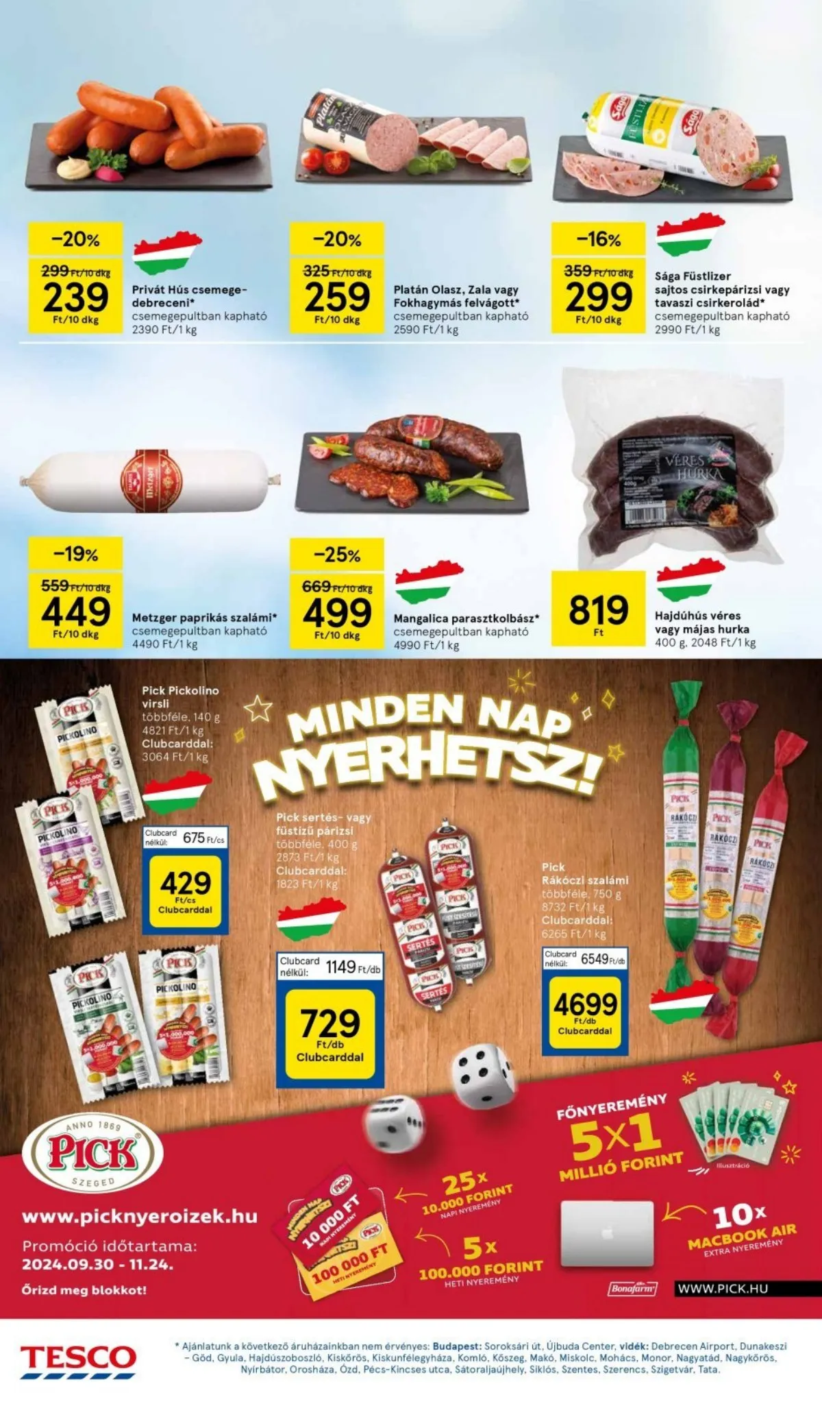 Tesco akciós újság Hipermarket 11.07–11.13 – 18. oldal