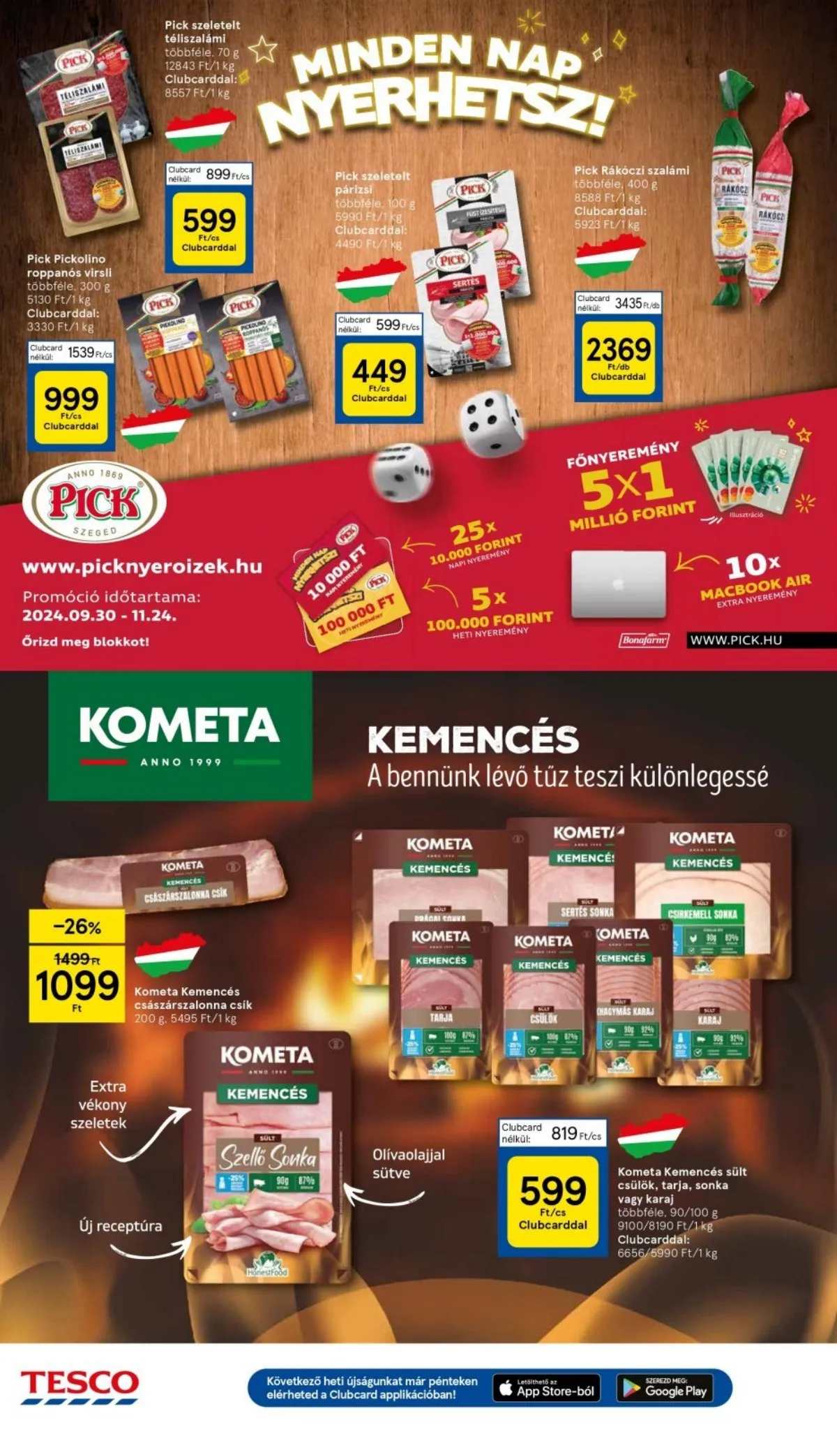 Tesco akciós újság Hipermarket 11.21–11.30 – 18. oldal