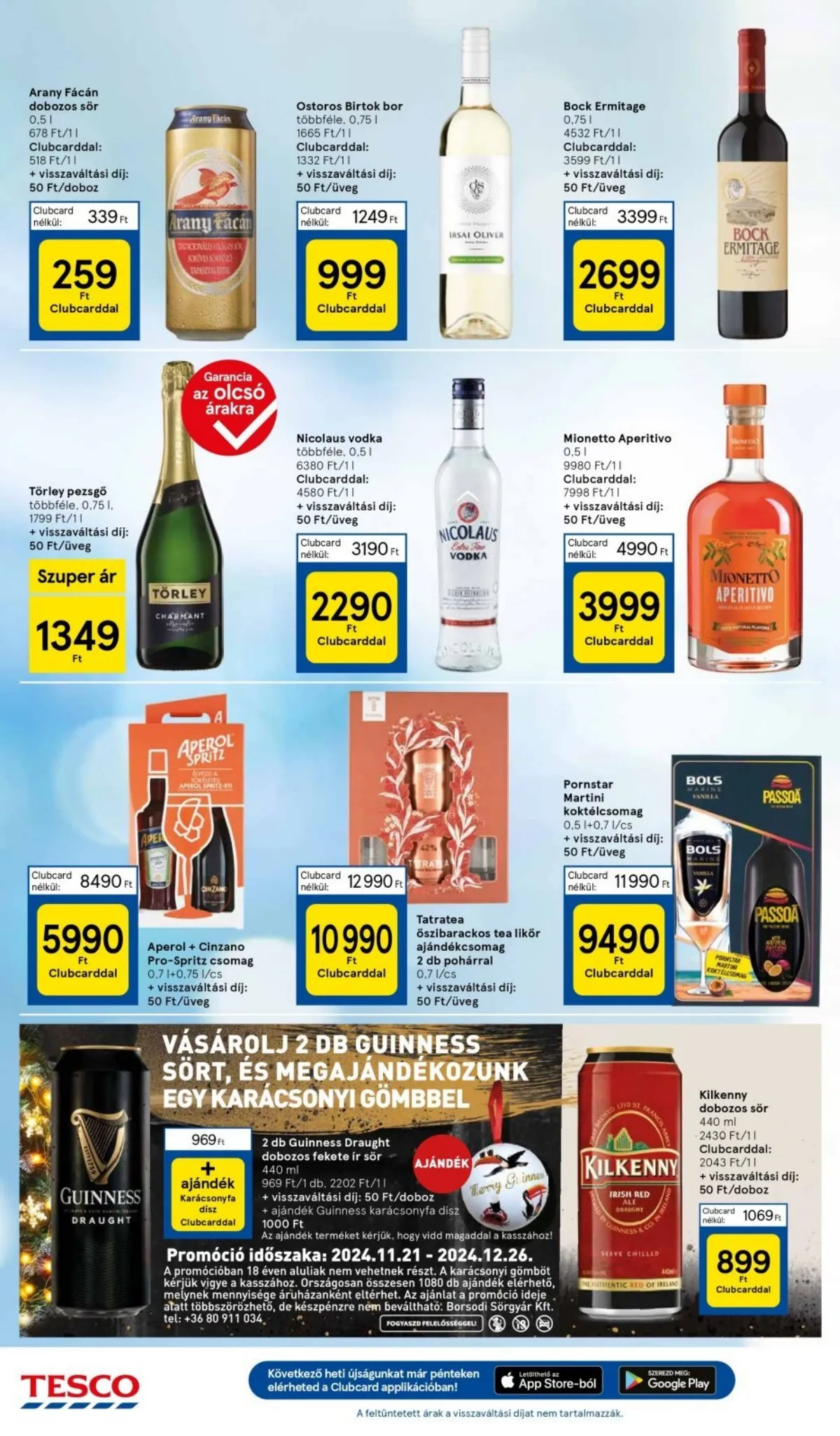 Tesco akciós újság Hipermarket 11.21–11.30 – 28. oldal