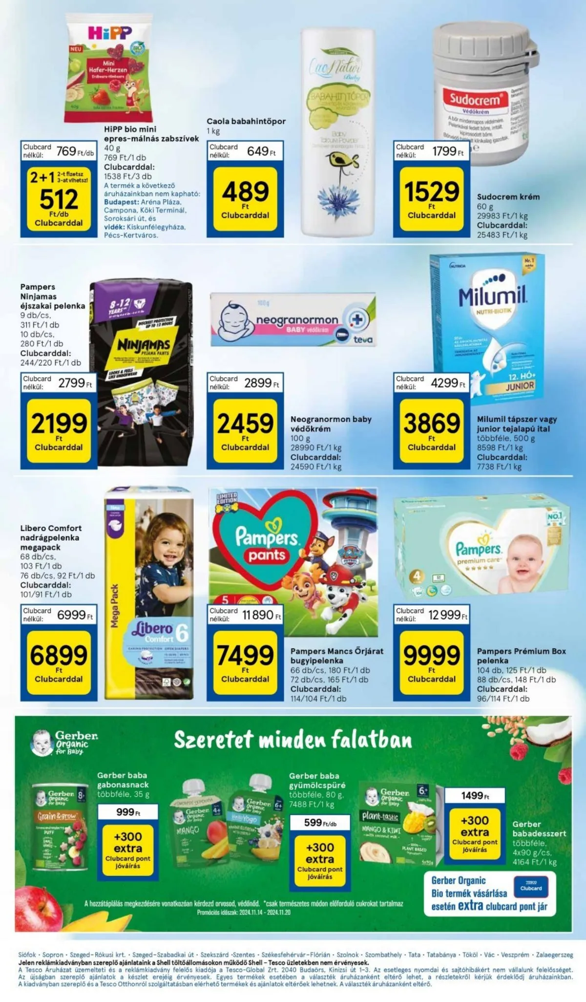 Tesco akciós újság Hipermarket 11.21–11.30 – 33. oldal