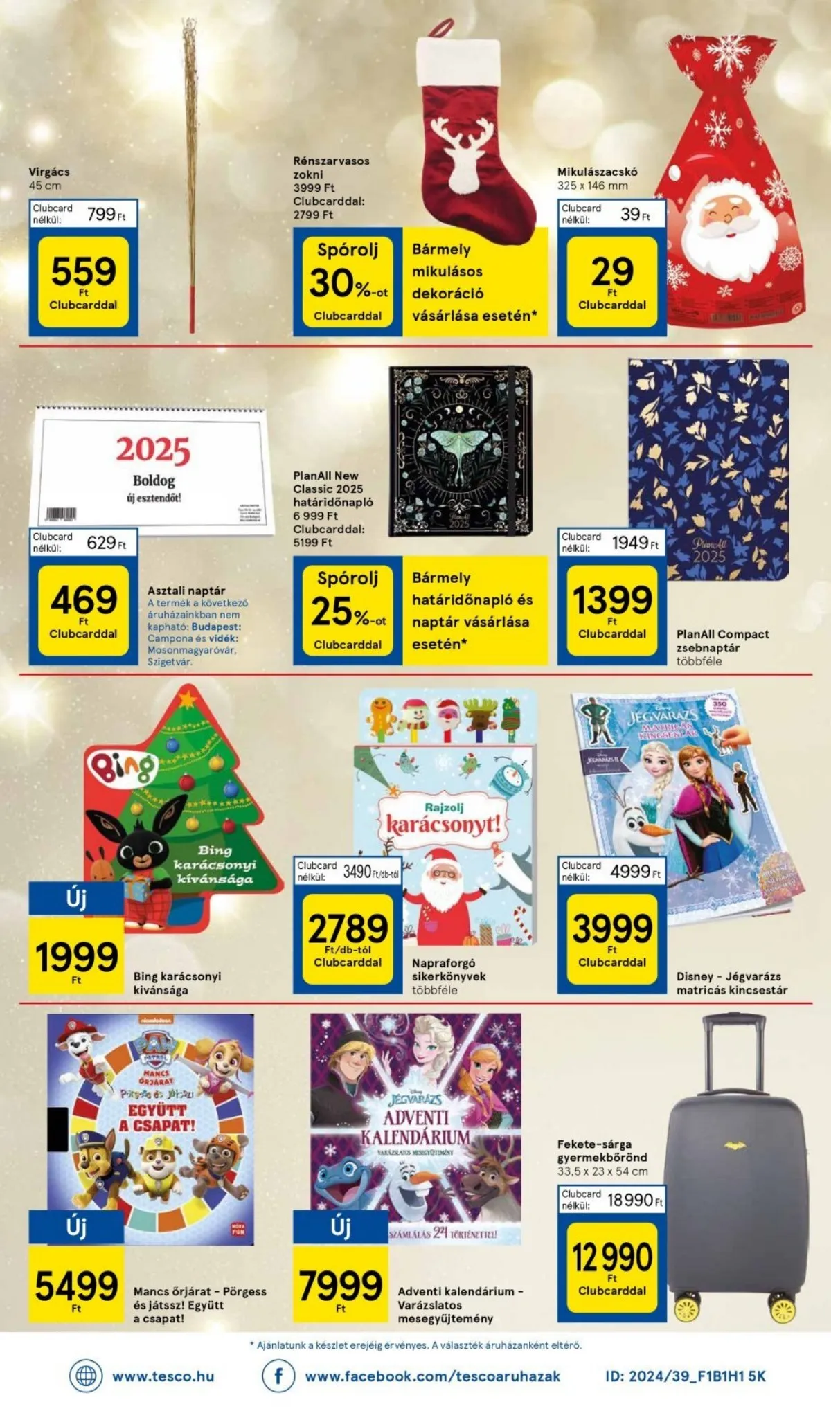 Tesco akciós újság Hipermarket 11.21–11.30 – 38. oldal