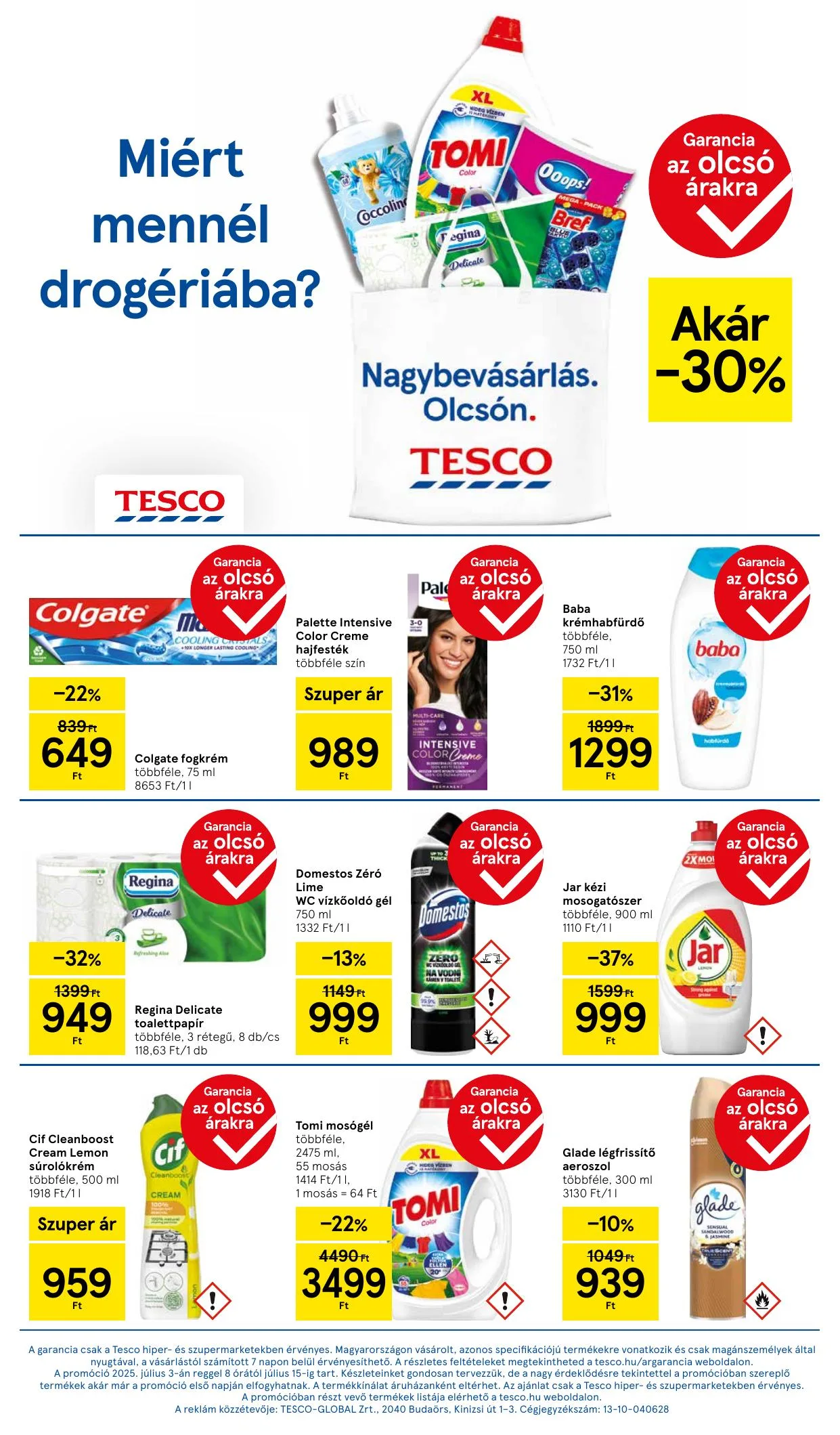 Tesco akciós újság Hipermarket 07.03–07.09 – 13. oldal