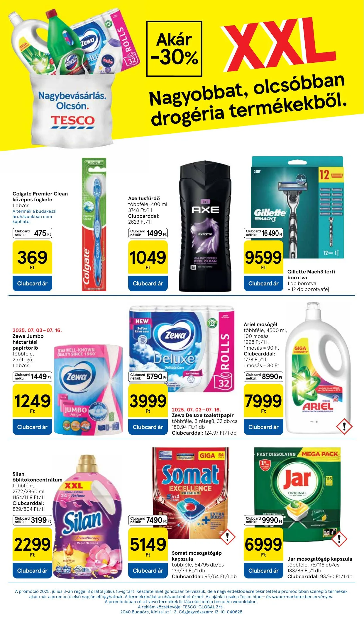 Tesco akciós újság Hipermarket 07.10–07.16 – 8. oldal