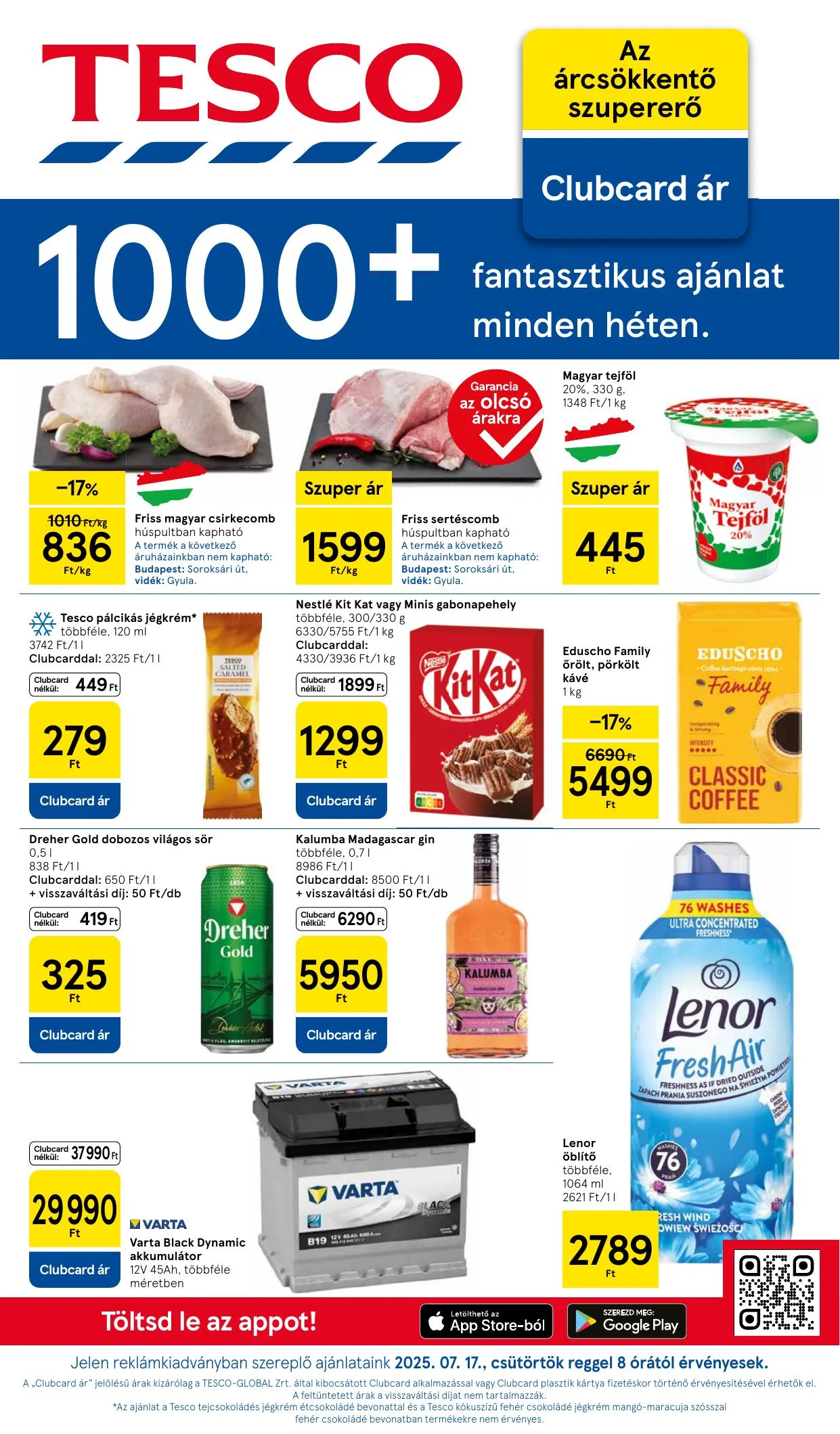 Tesco akciós újság Hipermarket 07.17–07.23