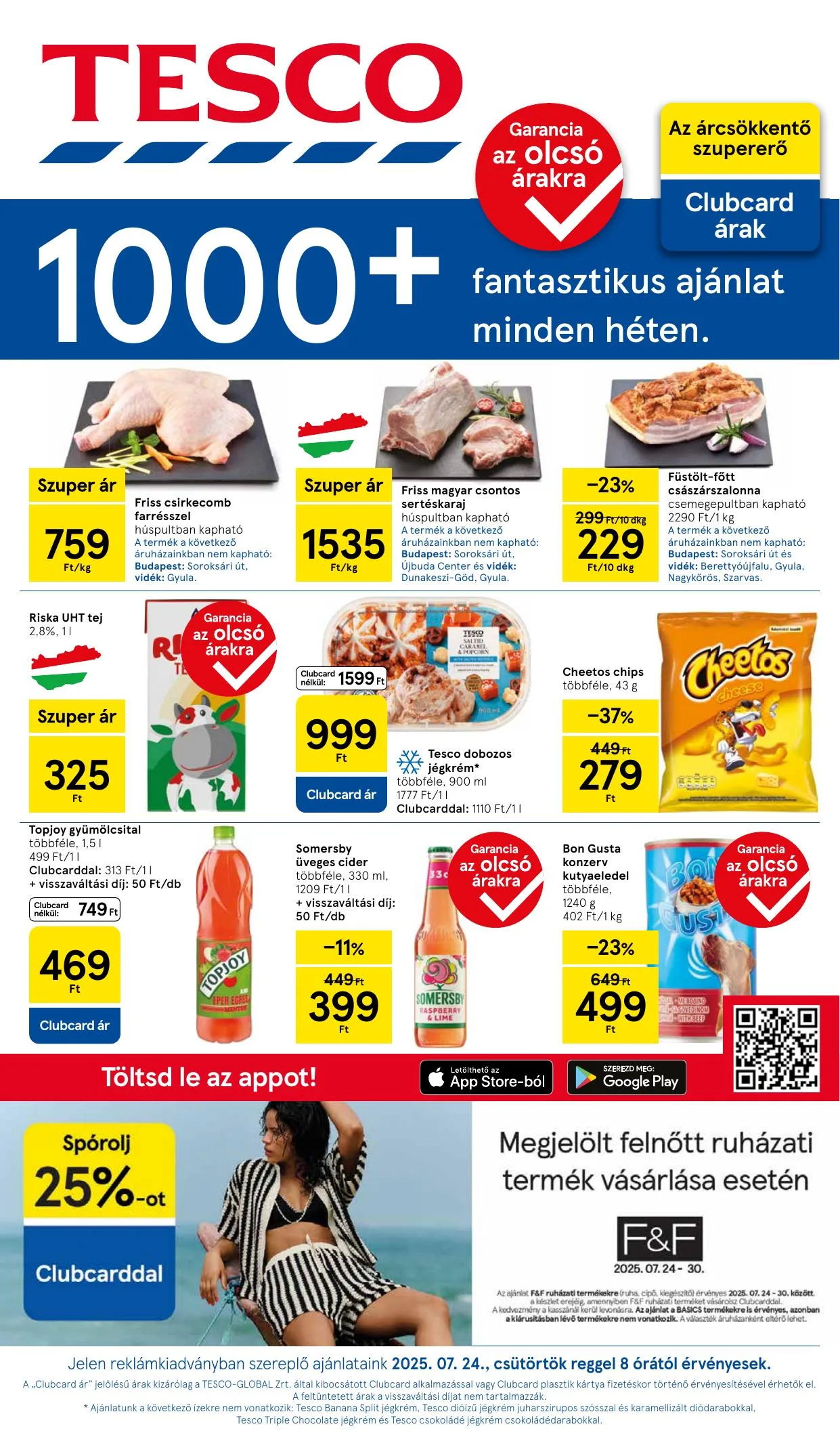 Tesco akciós újság Hipermarket 07.24–07.30