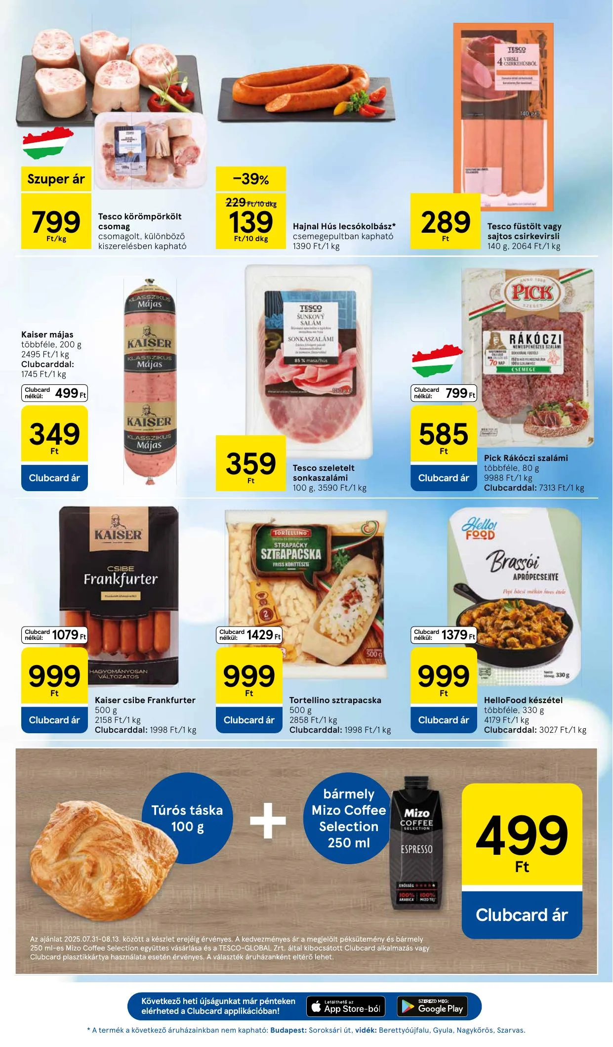 Tesco akciós újság Hipermarket 07.31–08.06 – 3. oldal
