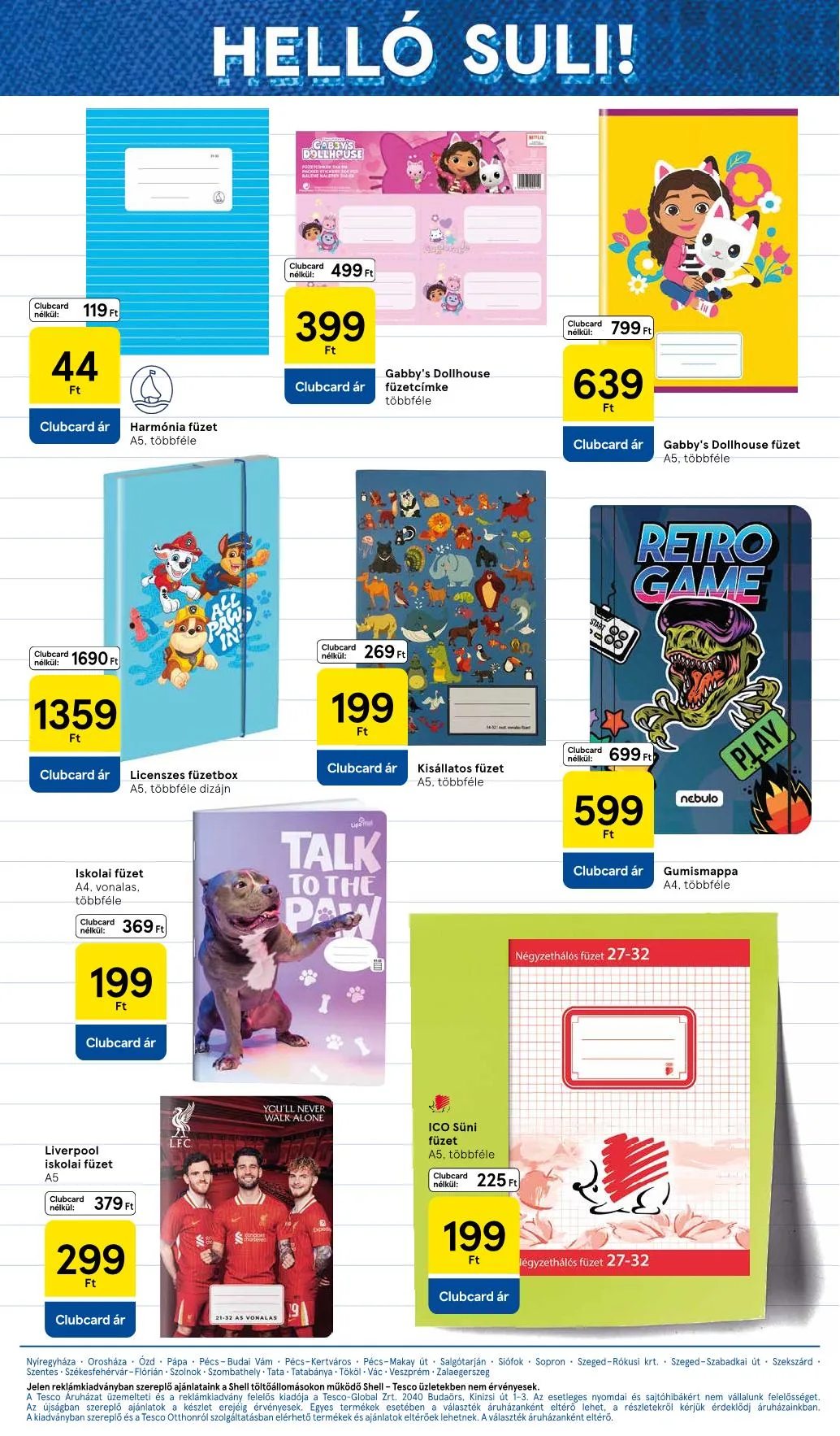 Tesco akciós újság Hipermarket 08.07–08.13 – 20. oldal