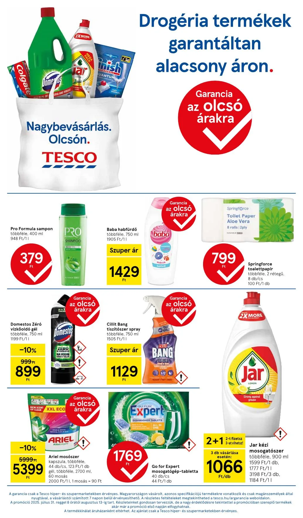 Tesco akciós újság Hipermarket 08.07–08.13 – 32. oldal