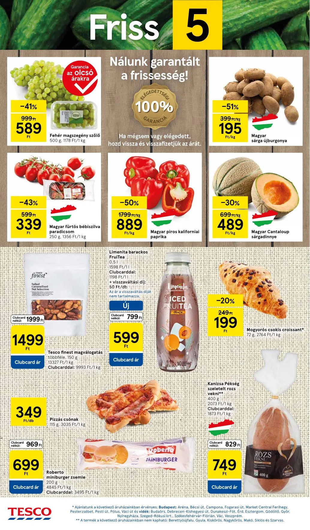Tesco akciós újság Hipermarket 08.14–08.19 – 12. oldal