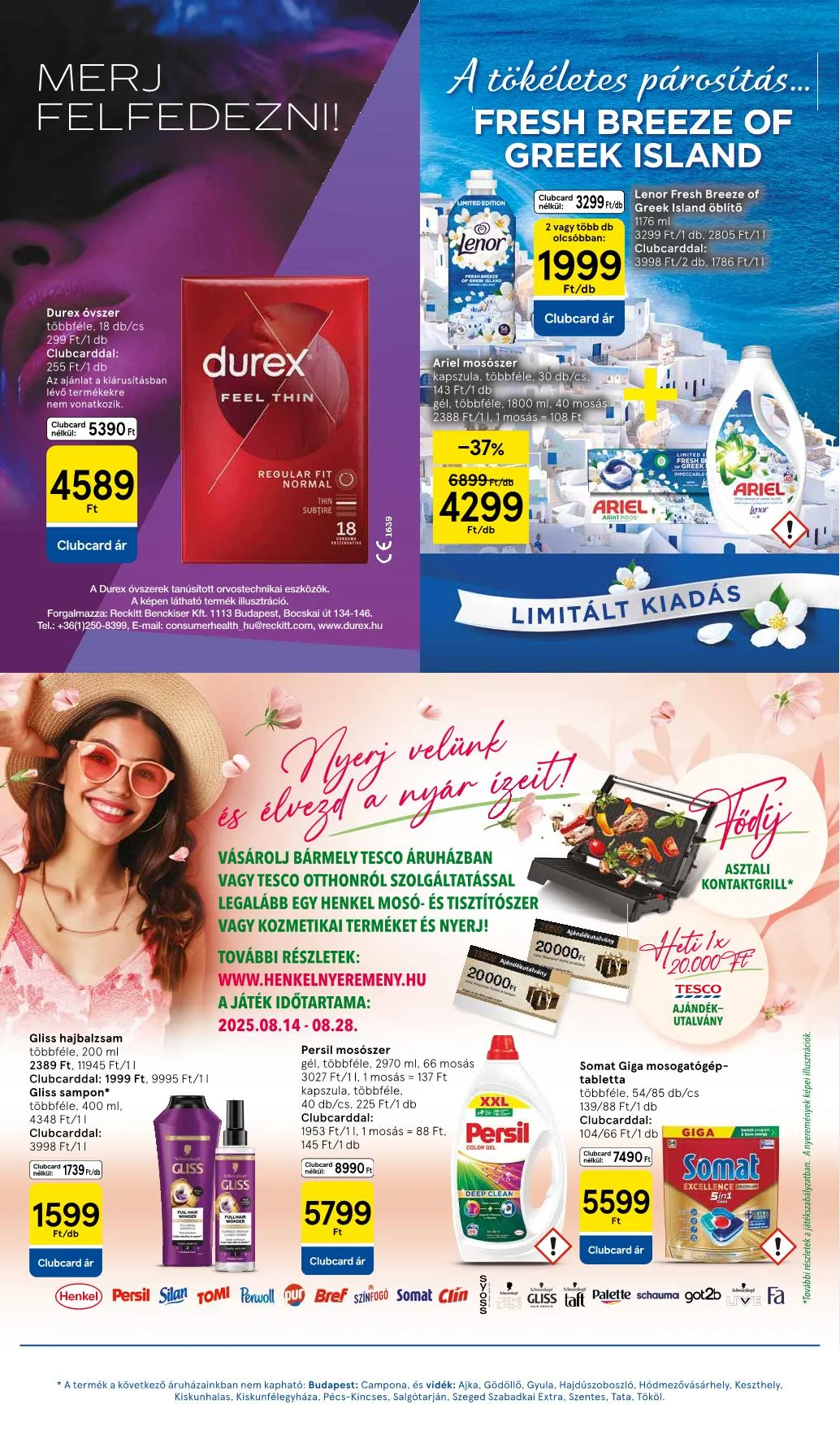 Tesco akciós újság Hipermarket 08.14–08.19 – 20. oldal