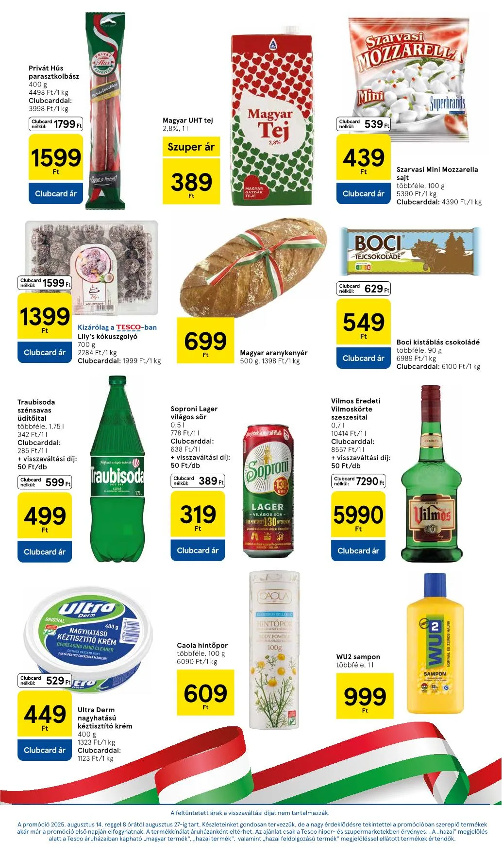 Tesco akciós újság Hipermarket 08.14–08.19 – 3. oldal