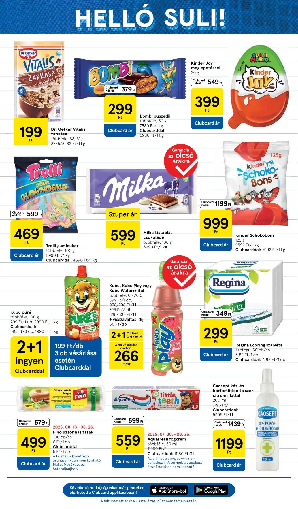 Tesco akciós újság Hipermarket 08.21–08.27 – 3. oldal
