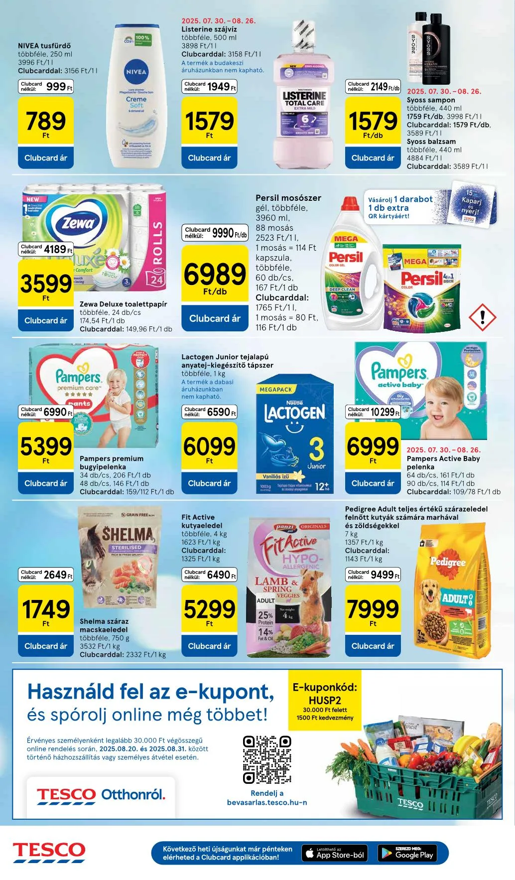 Tesco akciós újság Hipermarket 08.21–08.27 – 31. oldal