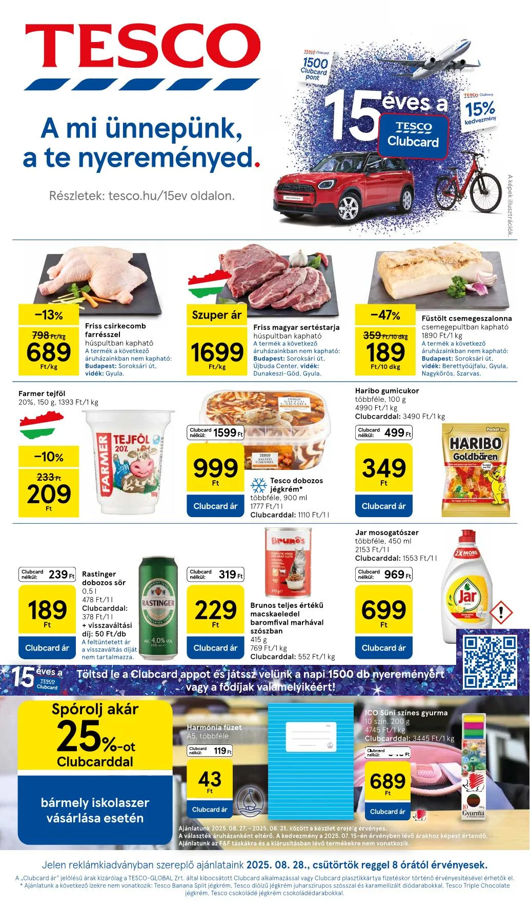 Tesco akciós újság Hipermarket 08.28–09.03
