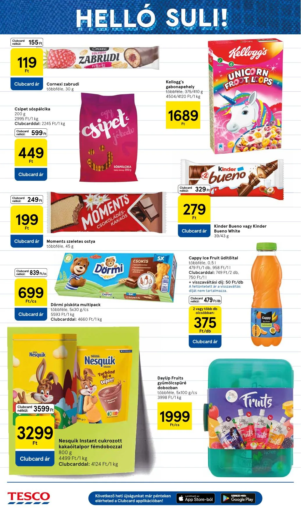 Tesco akciós újság Hipermarket 08.28–09.03 – 4. oldal