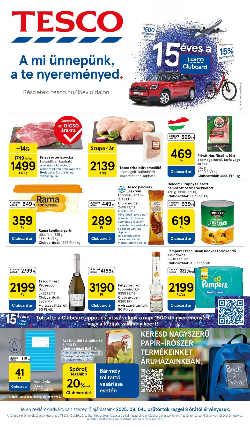 Tesco akciós újság Hipermarket 09.04–09.10