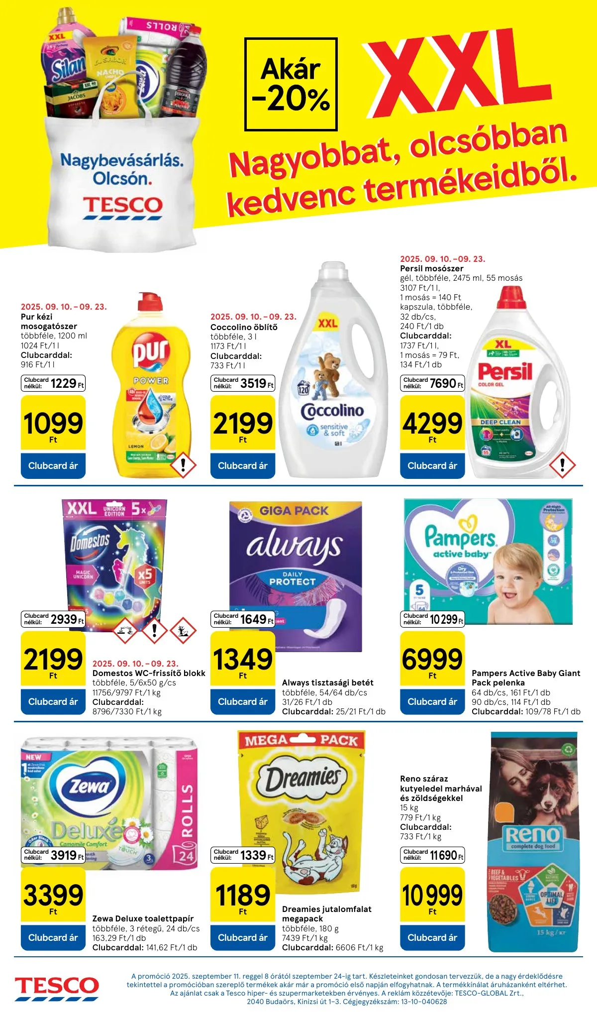 Tesco akciós újság Hipermarket 09.18–09.24 – 12. oldal