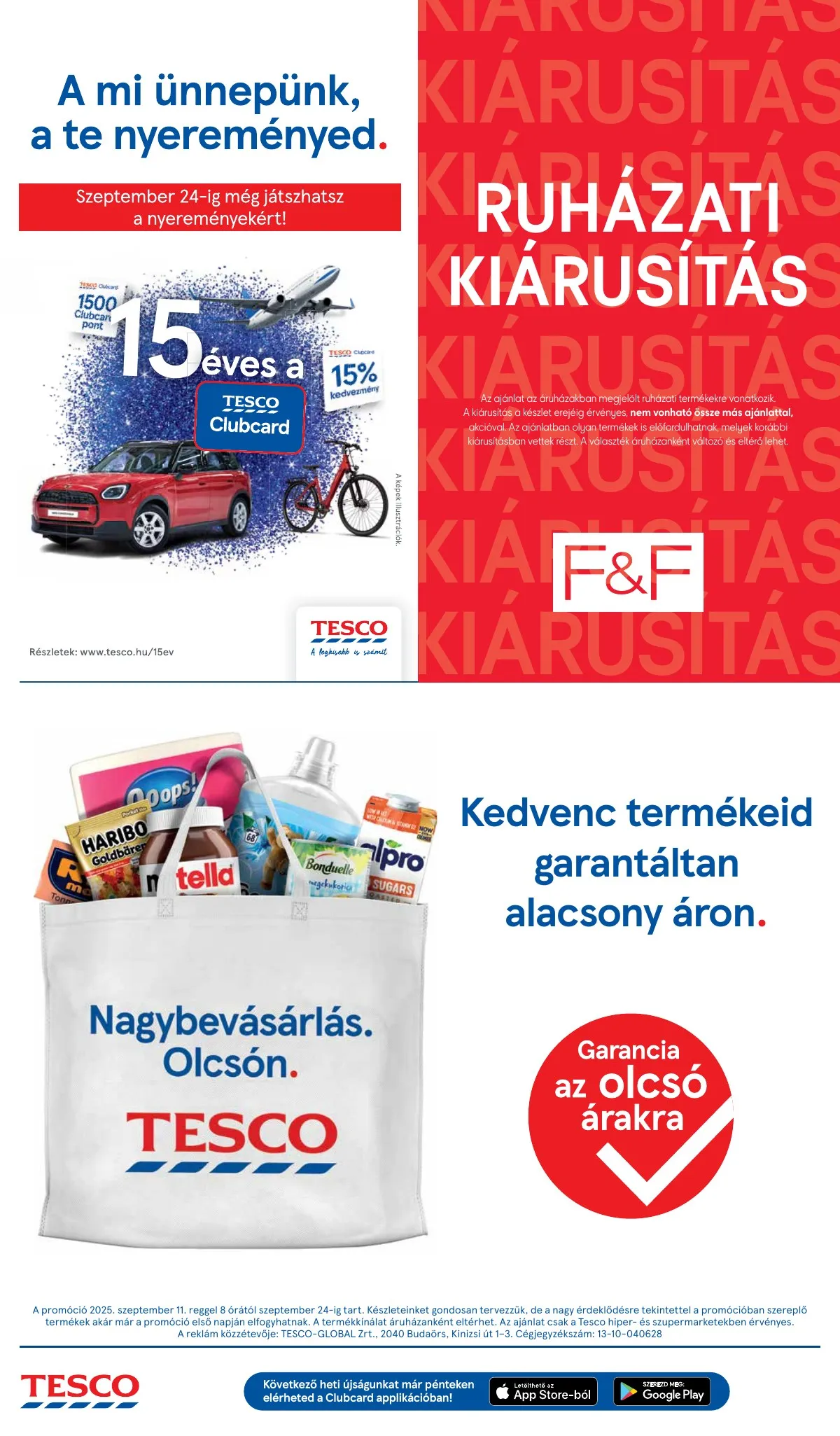 Tesco akciós újság Hipermarket 09.18–09.24 – 16. oldal