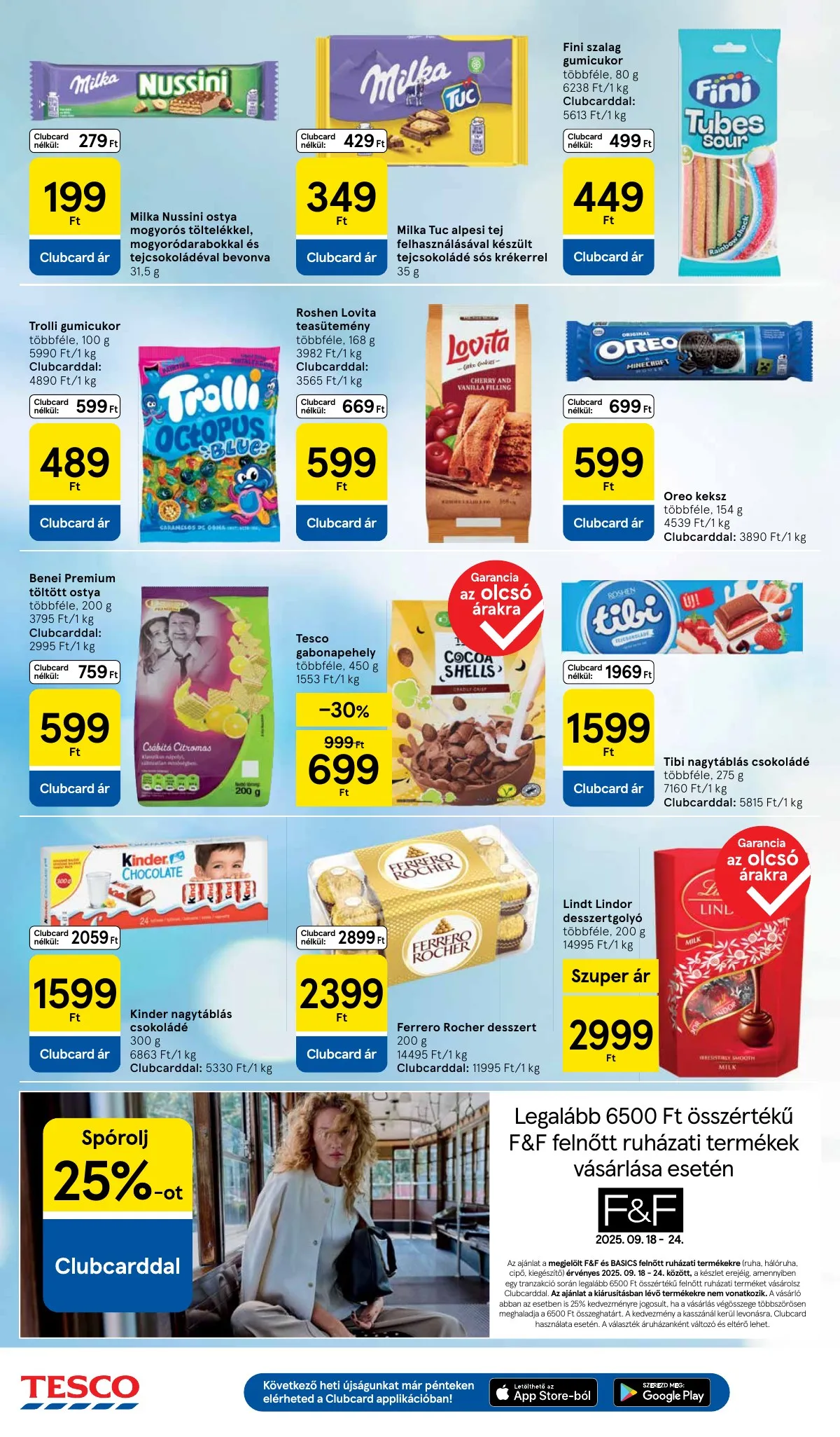 Tesco akciós újság Hipermarket 09.18–09.24 – 22. oldal