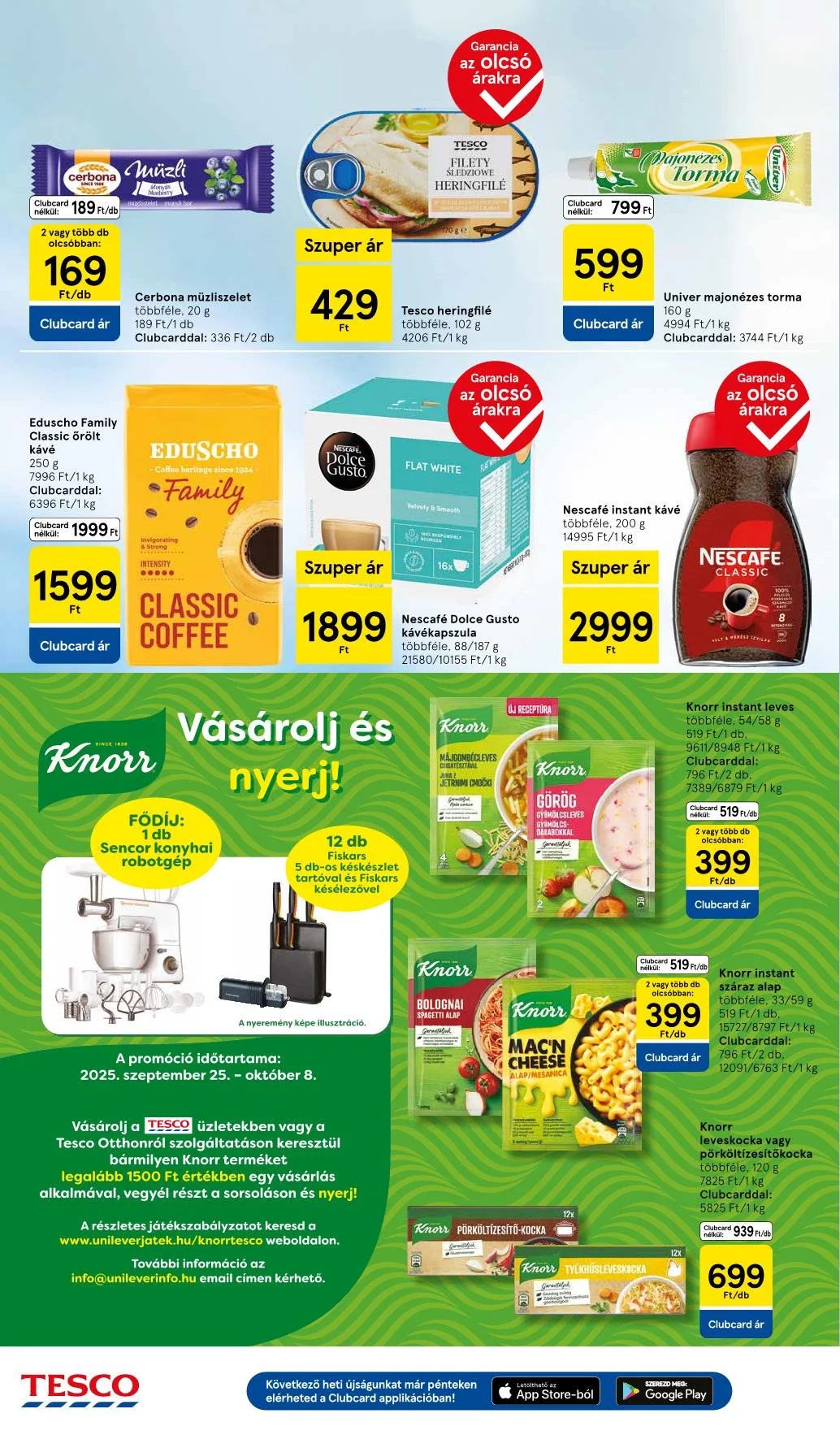 Tesco akciós újság Hipermarket 09.25–10.01 – 15. oldal