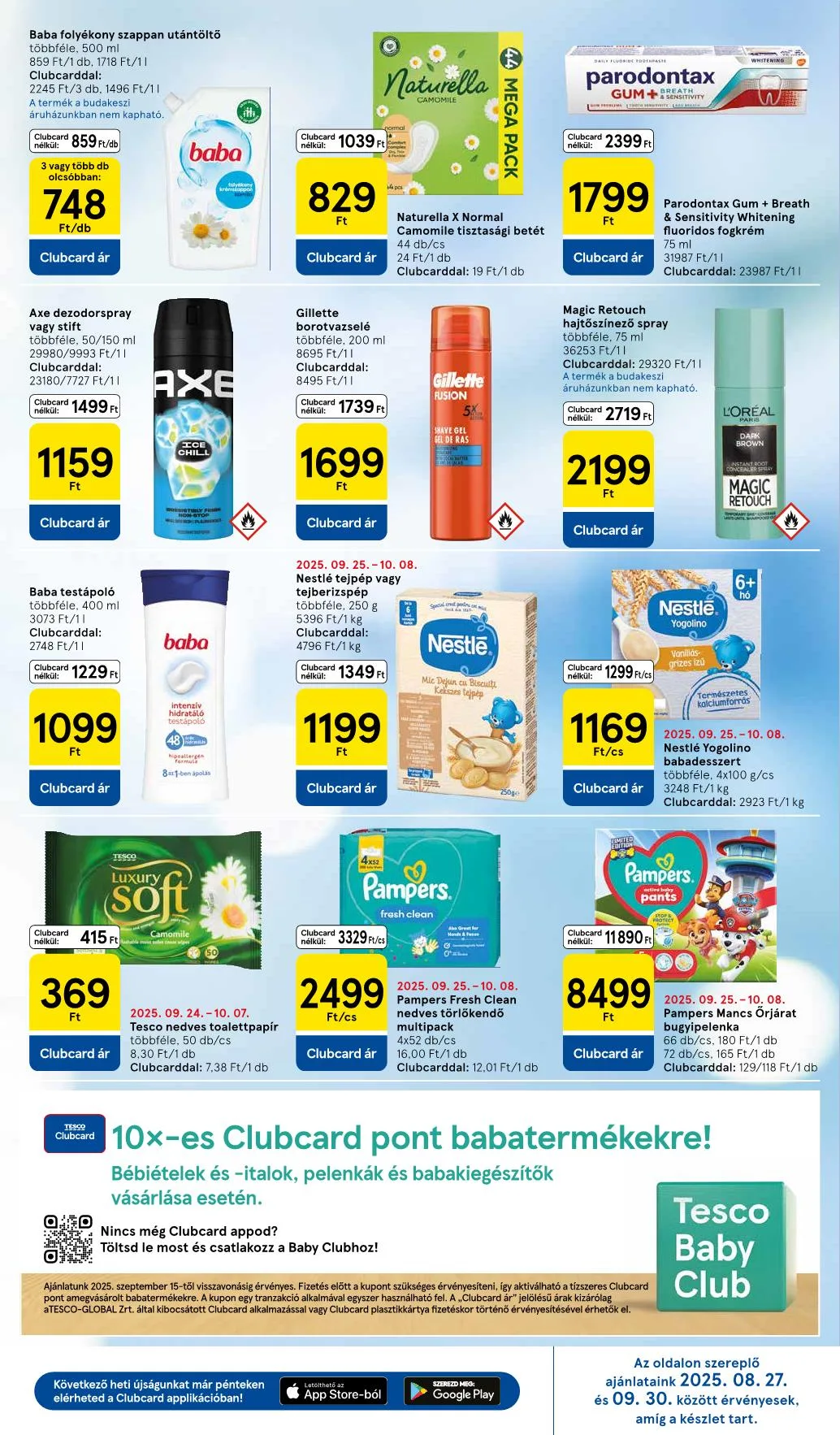 Tesco akciós újság Hipermarket 09.25–10.01 – 3. oldal