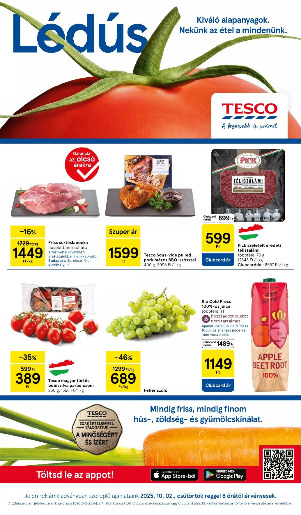Tesco akciós újság Hipermarket 10.02–10.08