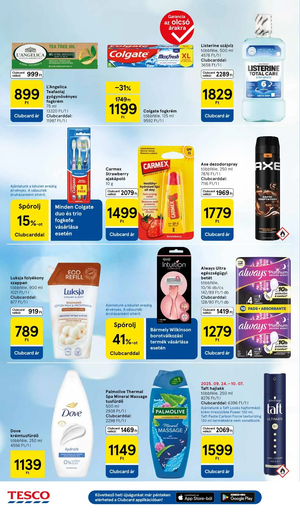 Tesco akciós újság Hipermarket 10.02–10.08 – 19. oldal