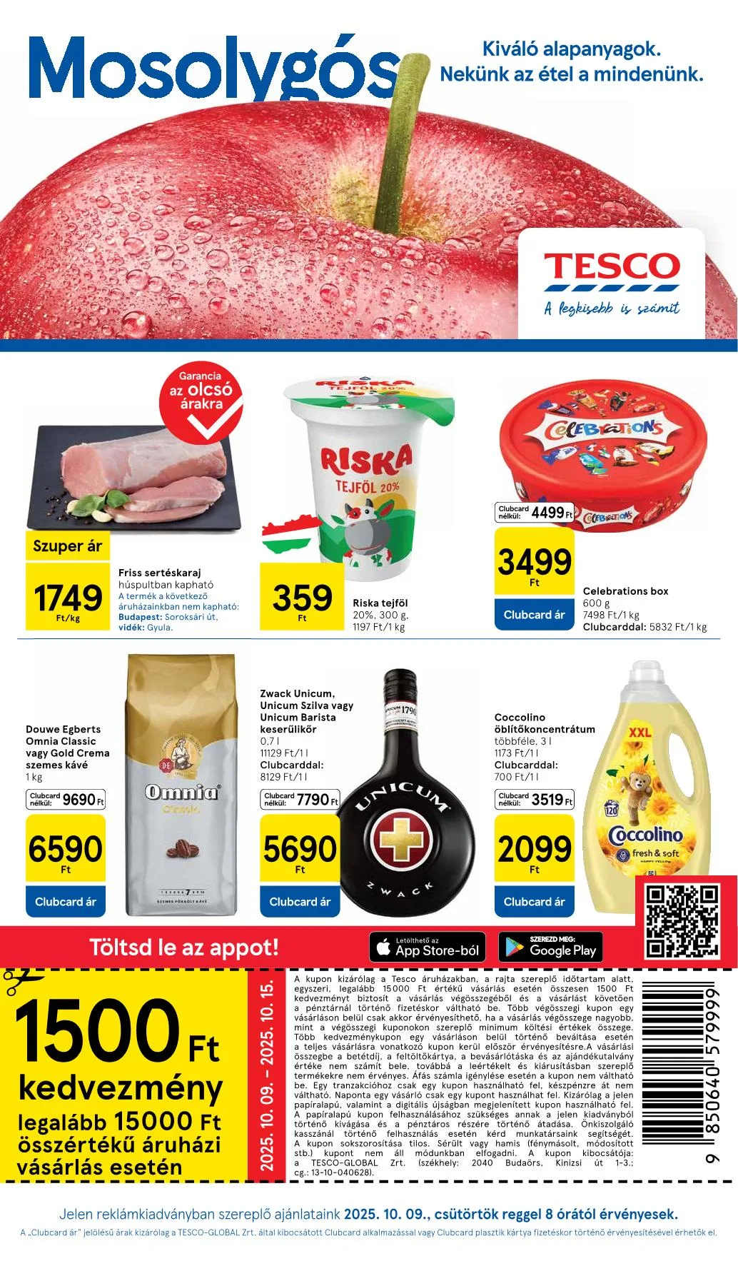Tesco akciós újság Hipermarket 10.09–10.15