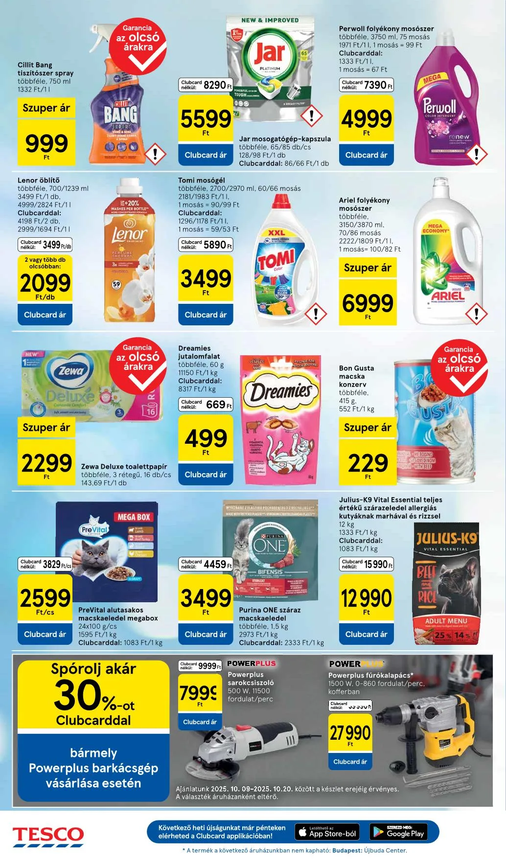 Tesco akciós újság Hipermarket 10.09–10.15 – 31. oldal