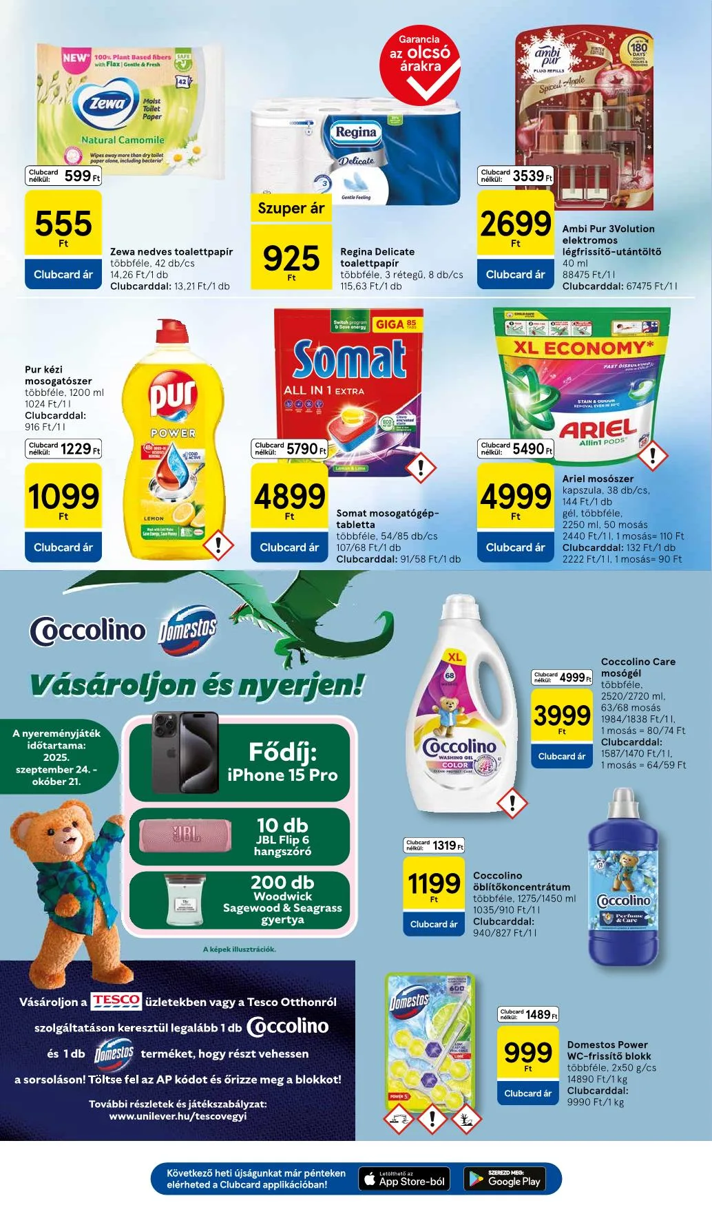 Tesco akciós újság Hipermarket 10.16–10.21 – 22. oldal