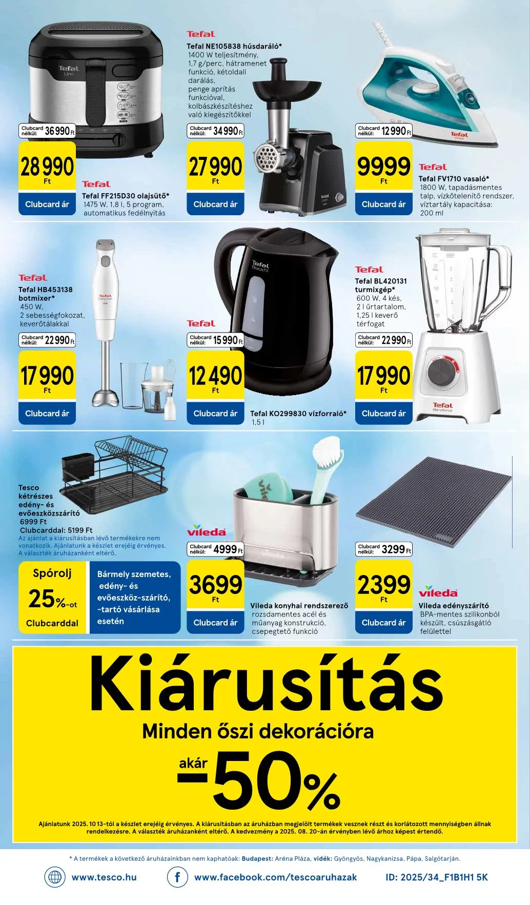 Tesco akciós újság Hipermarket 10.16–10.21 – 28. oldal