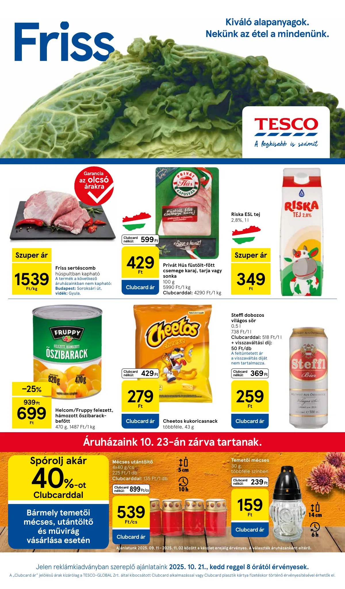 Tesco akciós újság Hipermarket 10.21–10.29