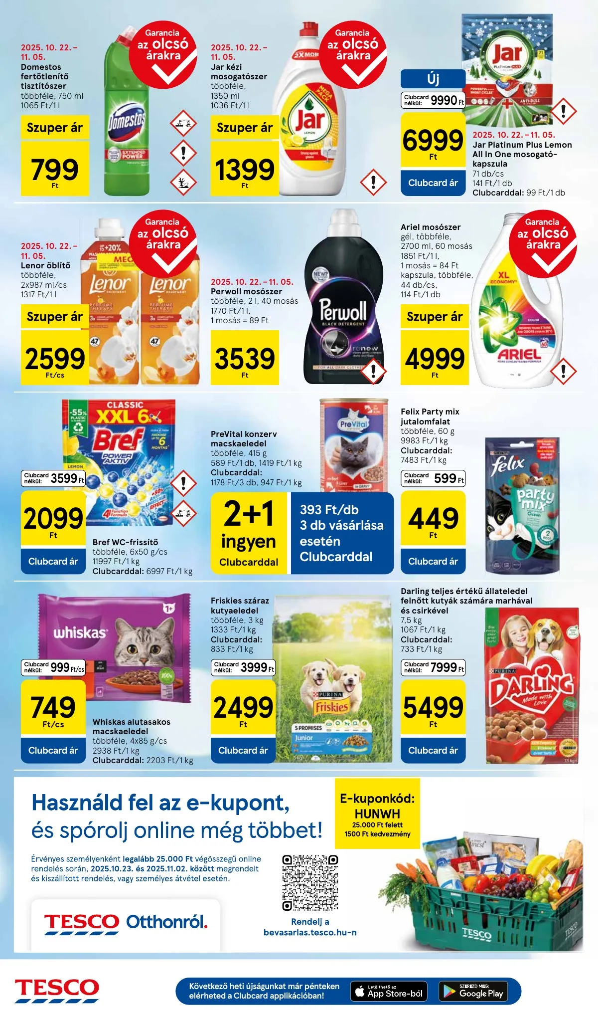 Tesco akciós újság Hipermarket 10.21–10.29 – 8. oldal