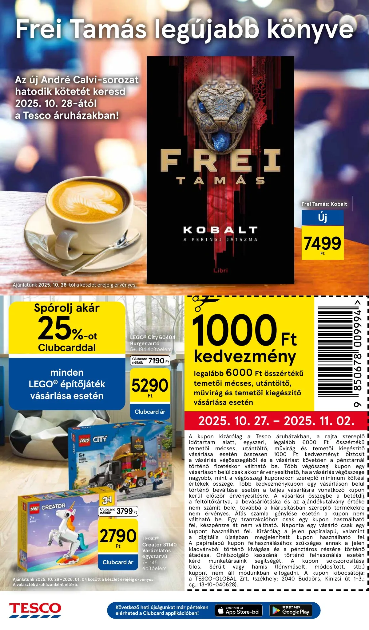 Tesco akciós újság Hipermarket 10.30–11.05 – 16. oldal