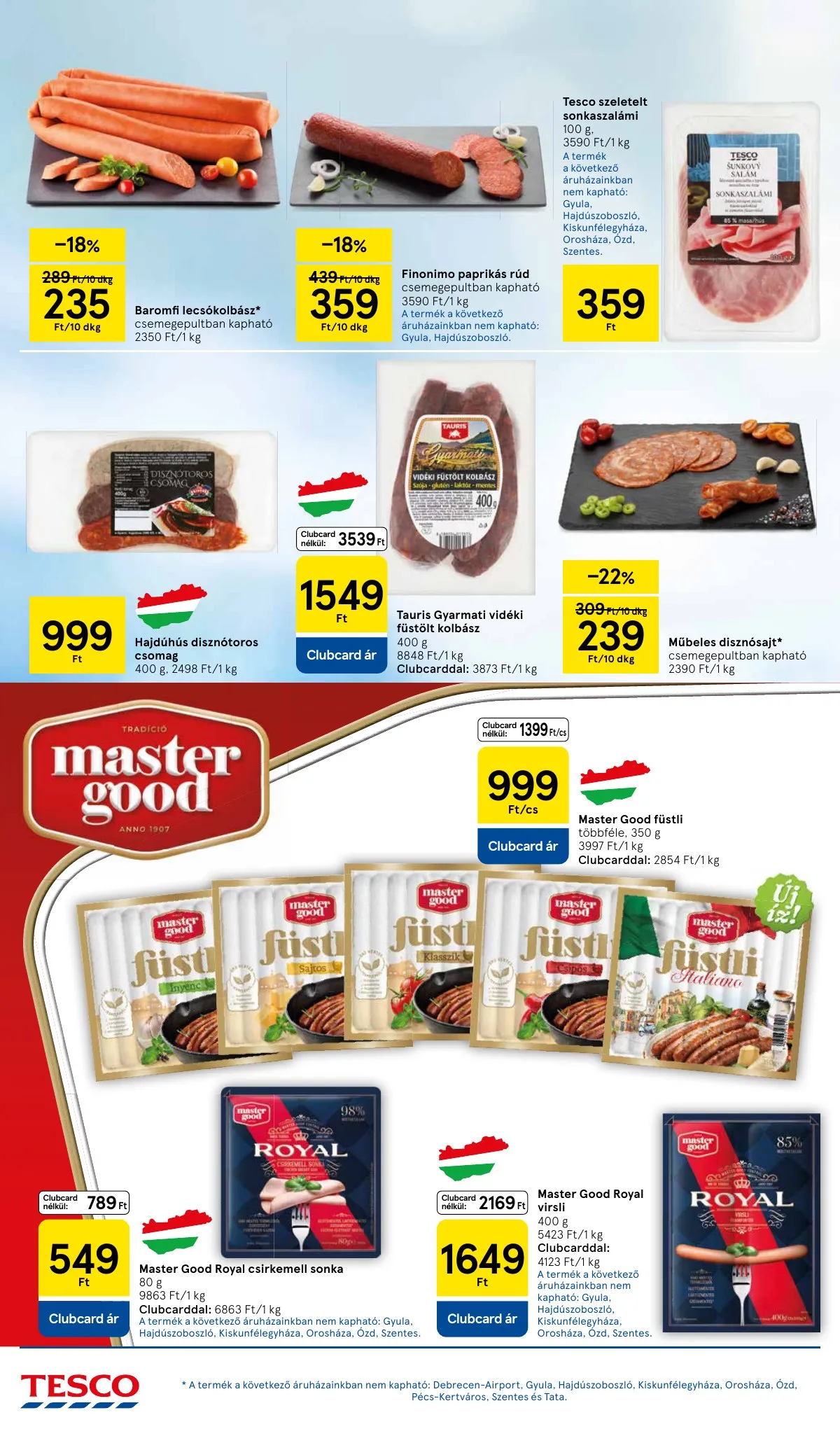 Tesco akciós újság Hipermarket 10.30–11.05 – 18. oldal