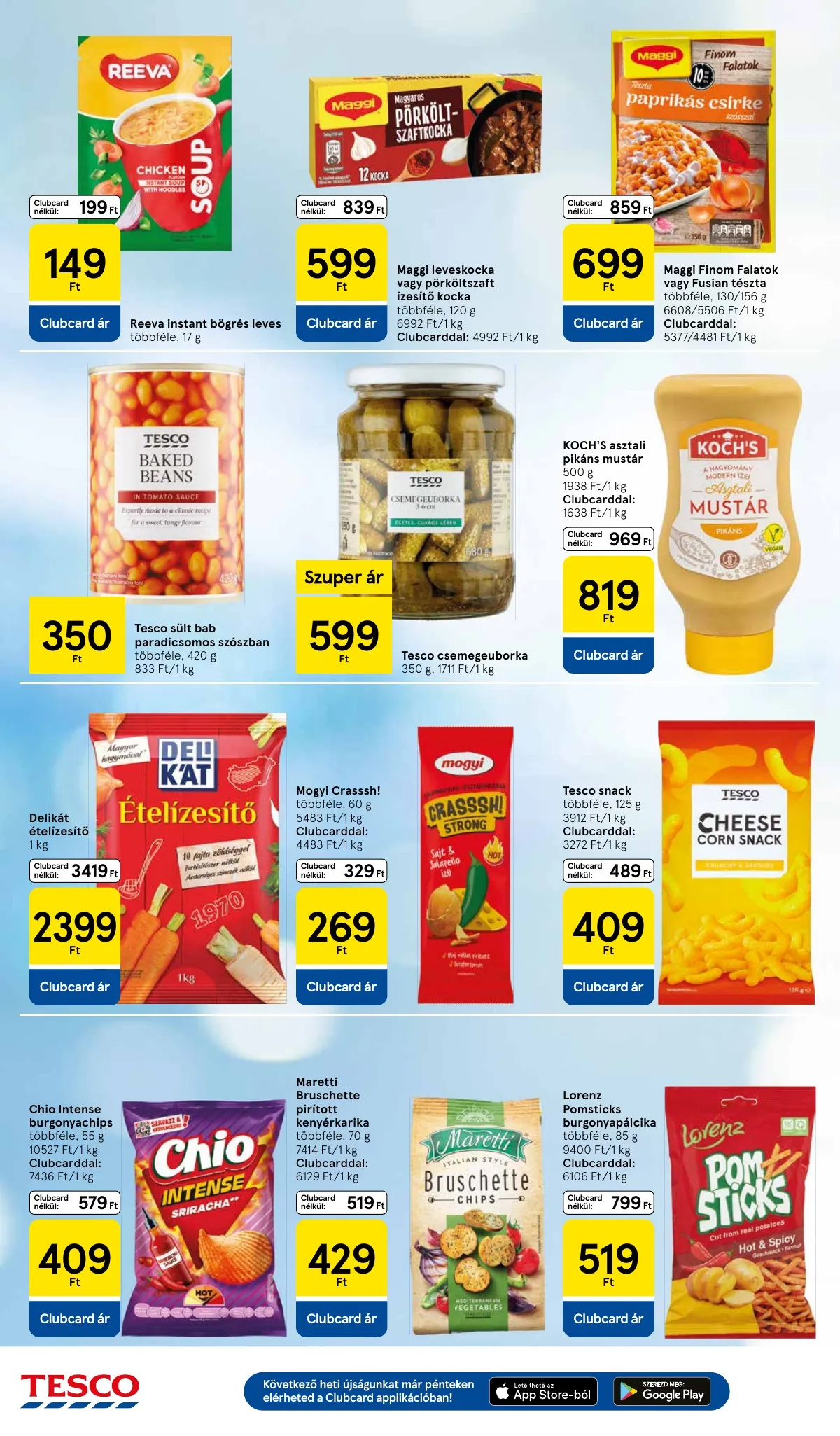 Tesco akciós újság Hipermarket 10.30–11.05 – 22. oldal