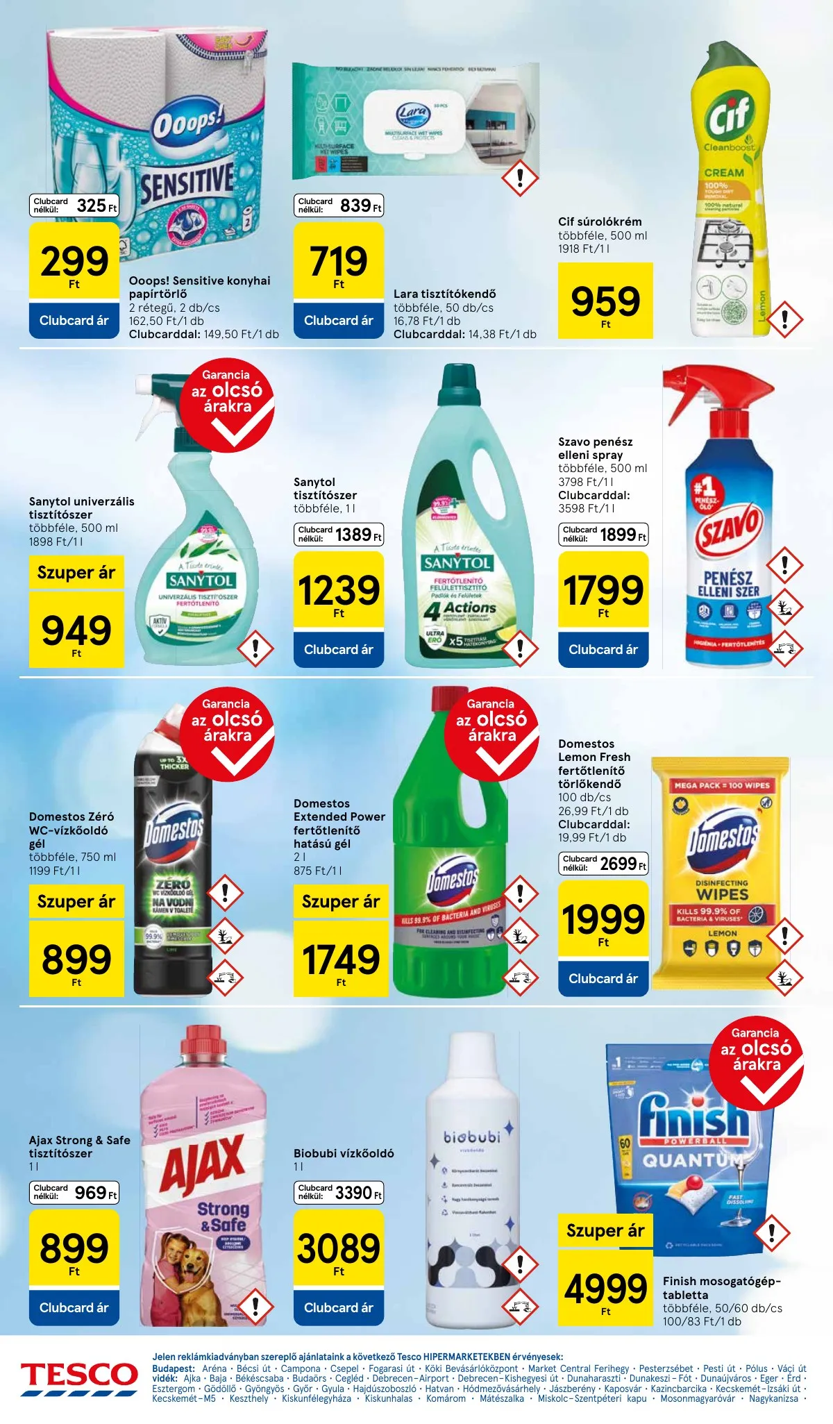 Tesco akciós újság Hipermarket 10.30–11.05 – 26. oldal