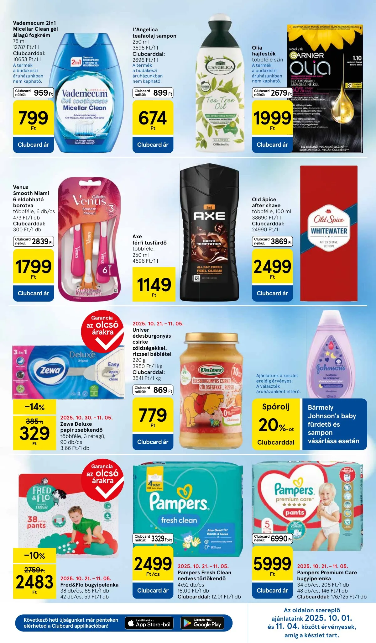 Tesco akciós újság Hipermarket 10.30–11.05 – 9. oldal
