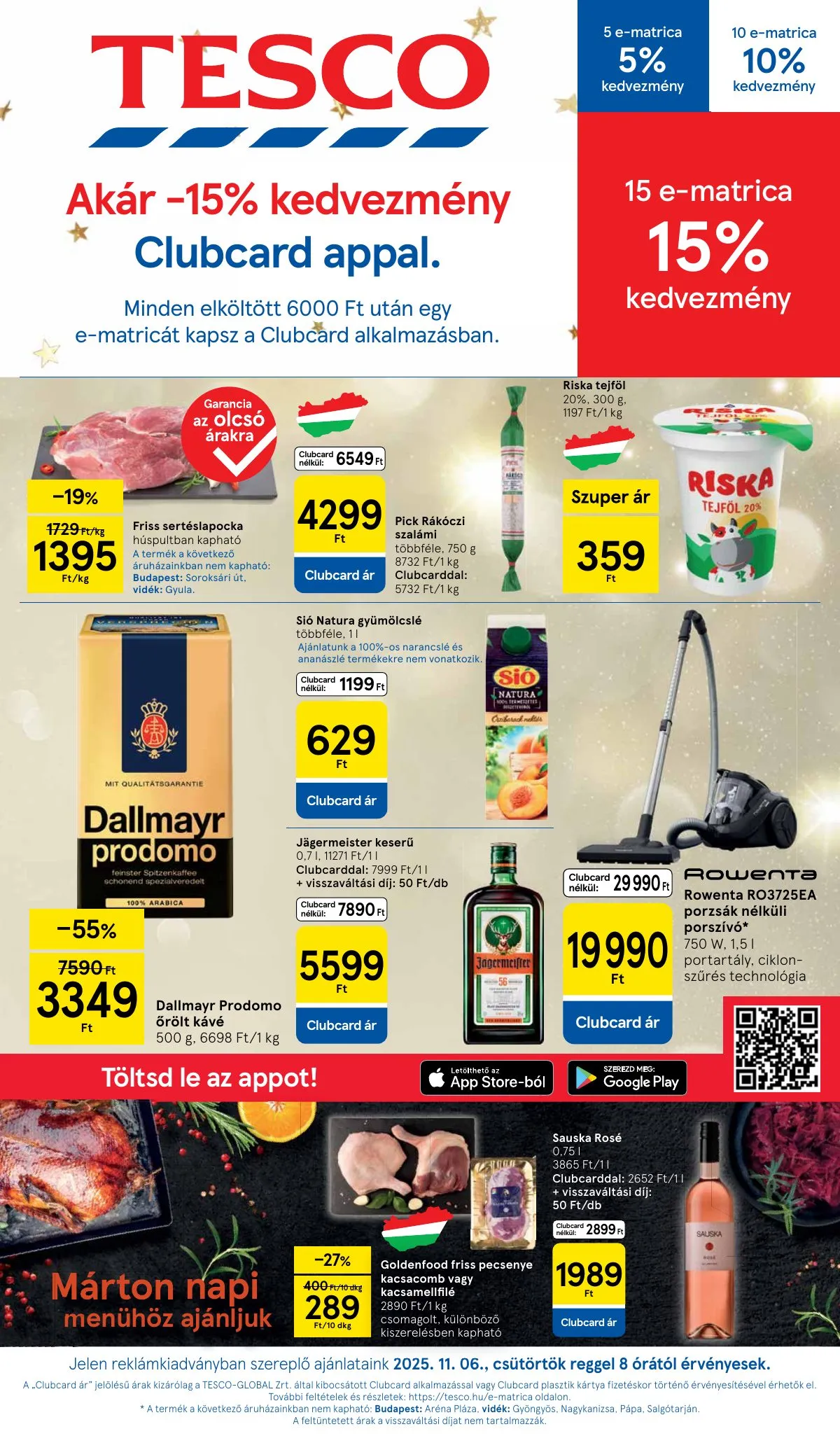 Tesco akciós újság Hipermarket 11.06–11.12