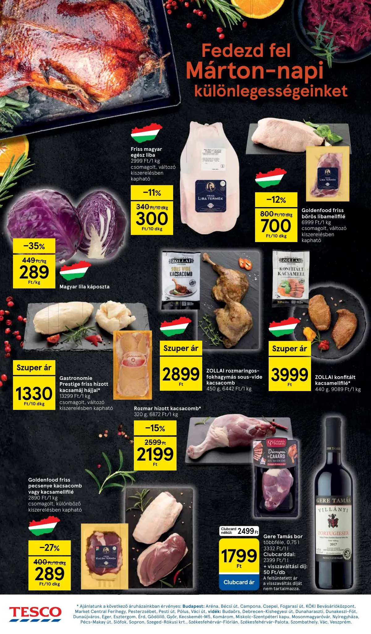 Tesco akciós újság Hipermarket 11.06–11.12 – 10. oldal