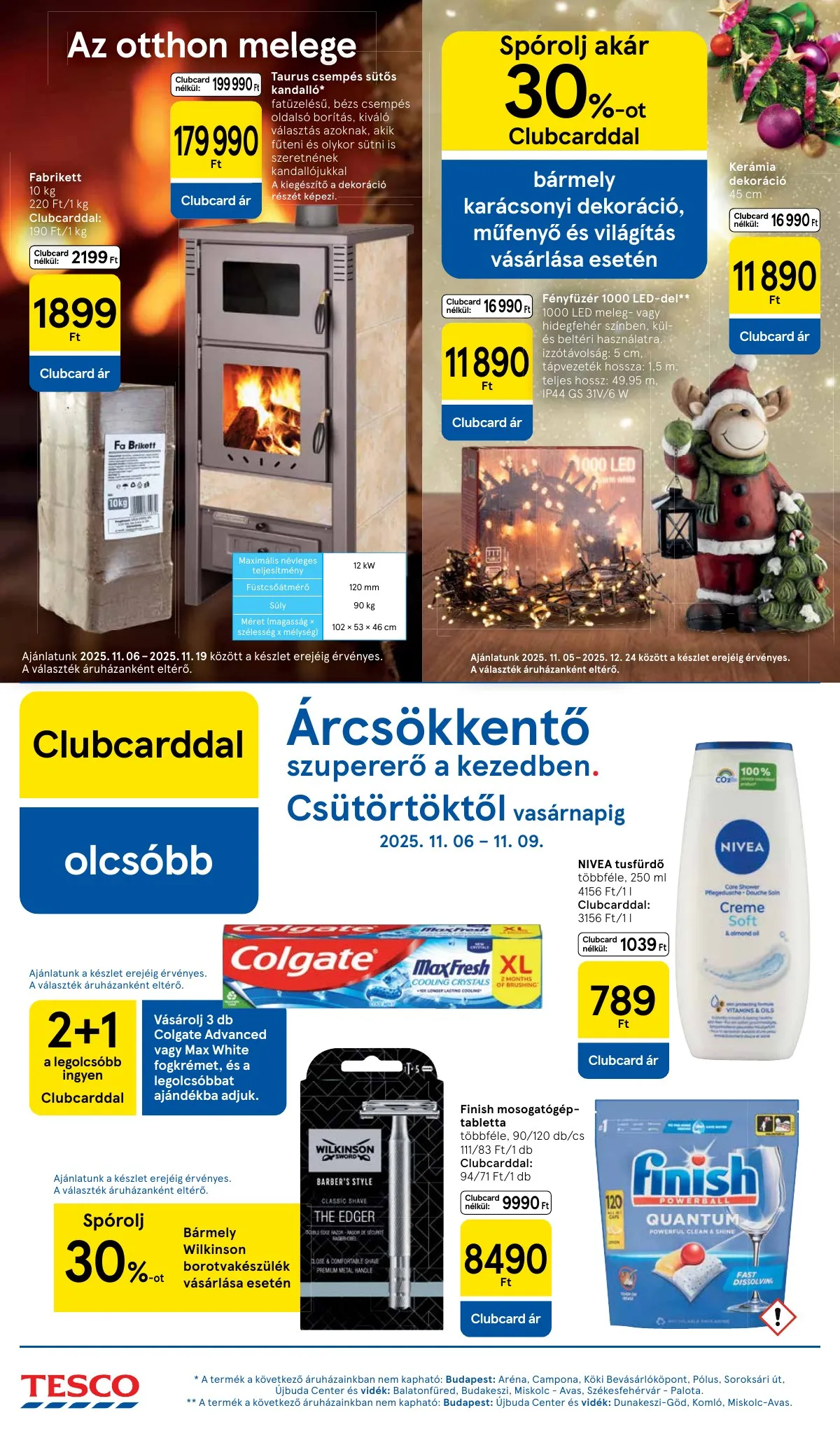 Tesco akciós újság Hipermarket 11.06–11.12 – 16. oldal