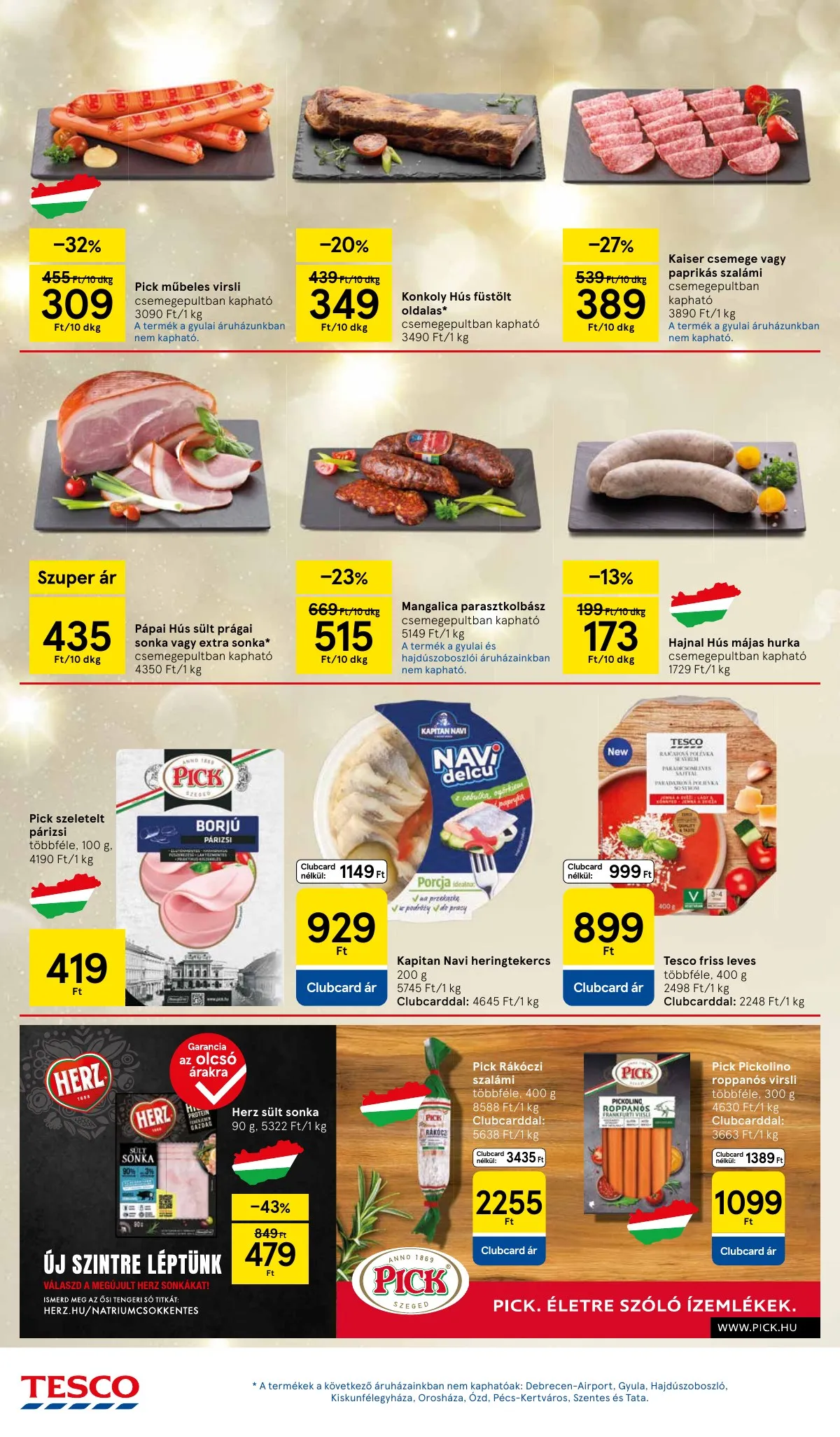 Tesco akciós újság Hipermarket 11.20–11.26 – 18. oldal