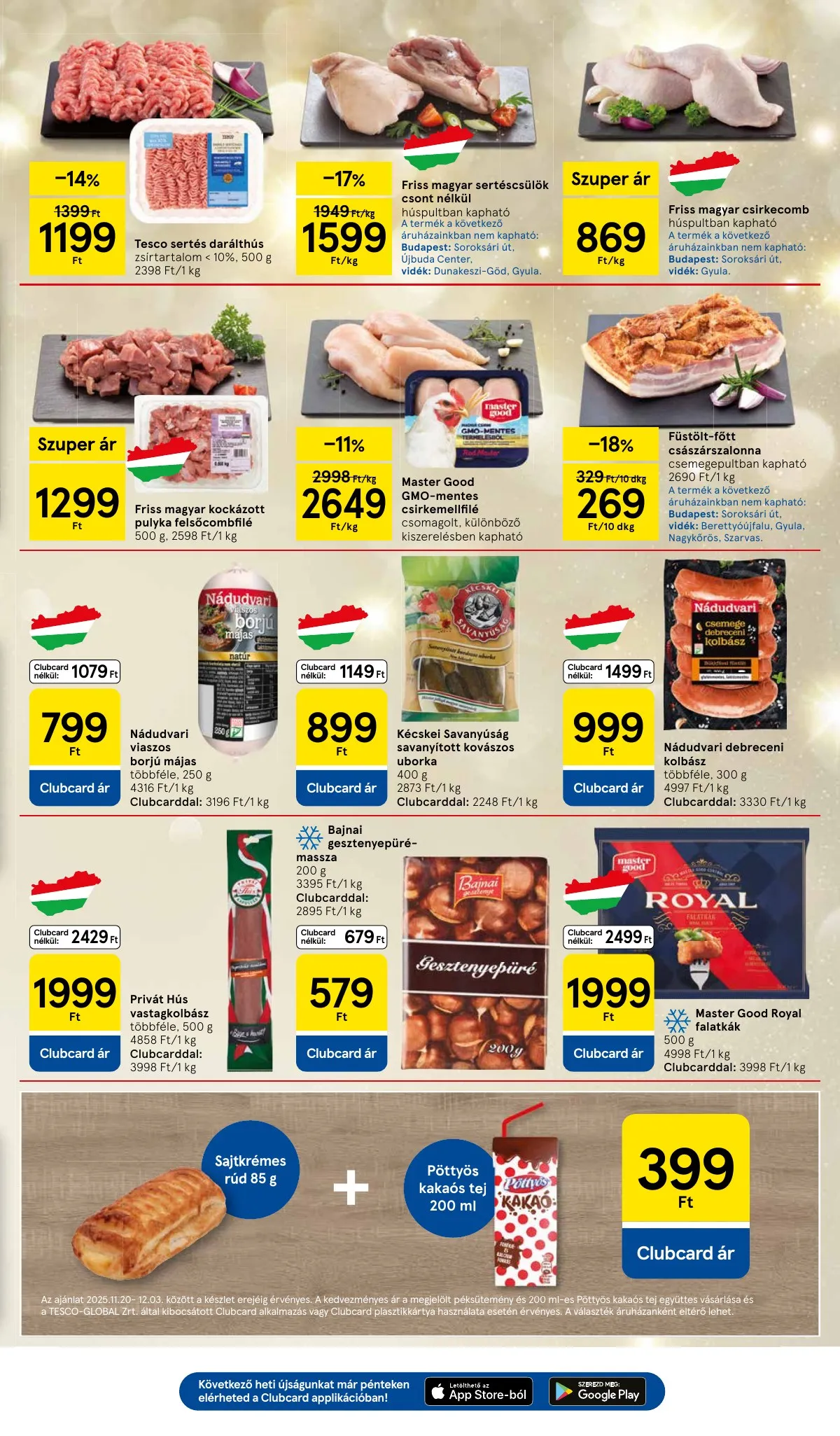 Tesco akciós újság Hipermarket 11.20–11.26 – 3. oldal