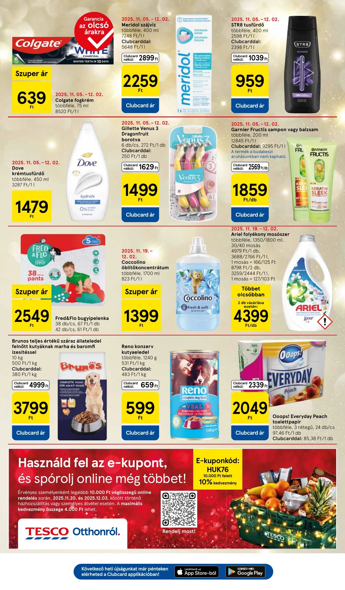 Tesco akciós újság Hipermarket 11.27–12.03 – 7. oldal