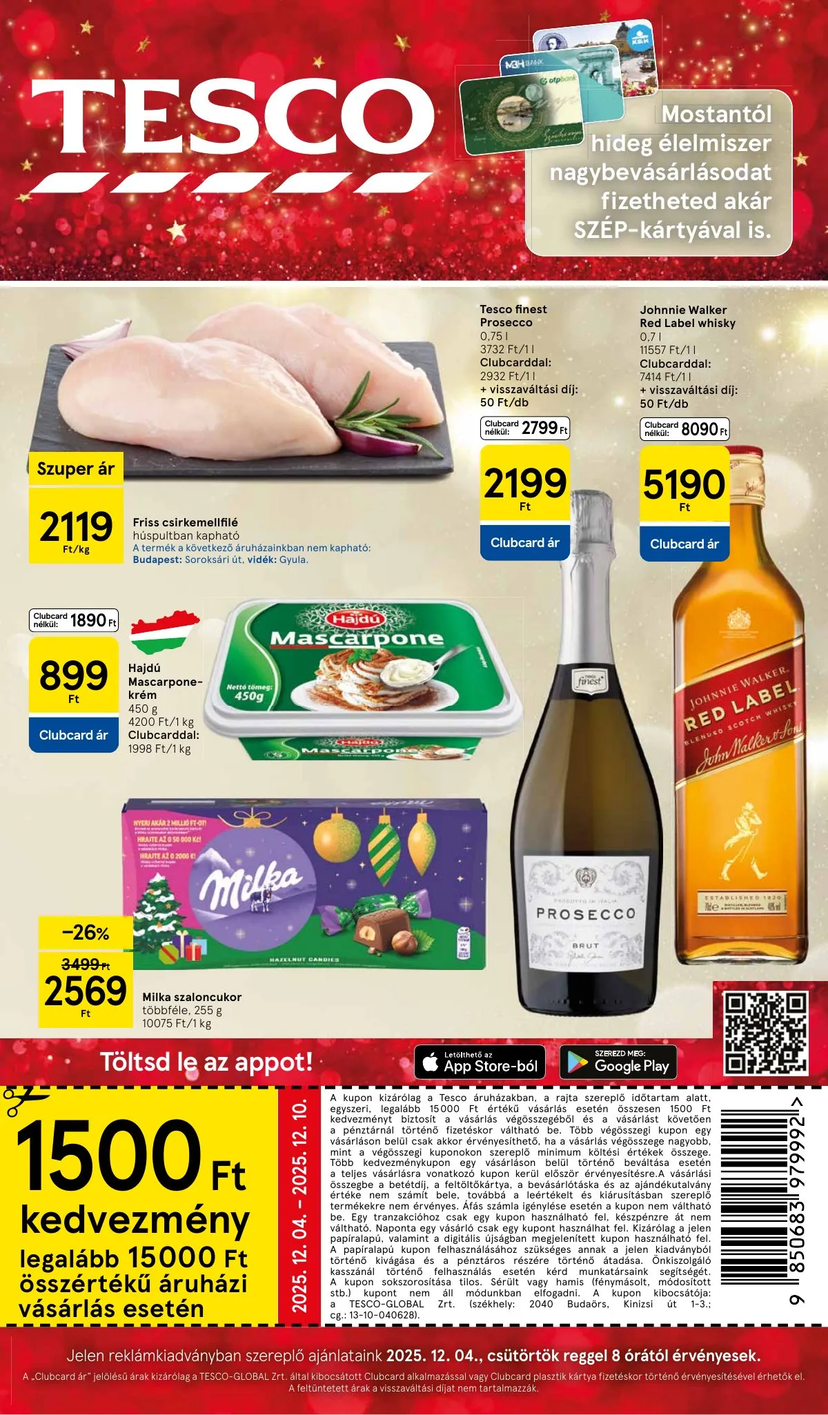 Tesco akciós újság Hipermarket 12.04–12.10