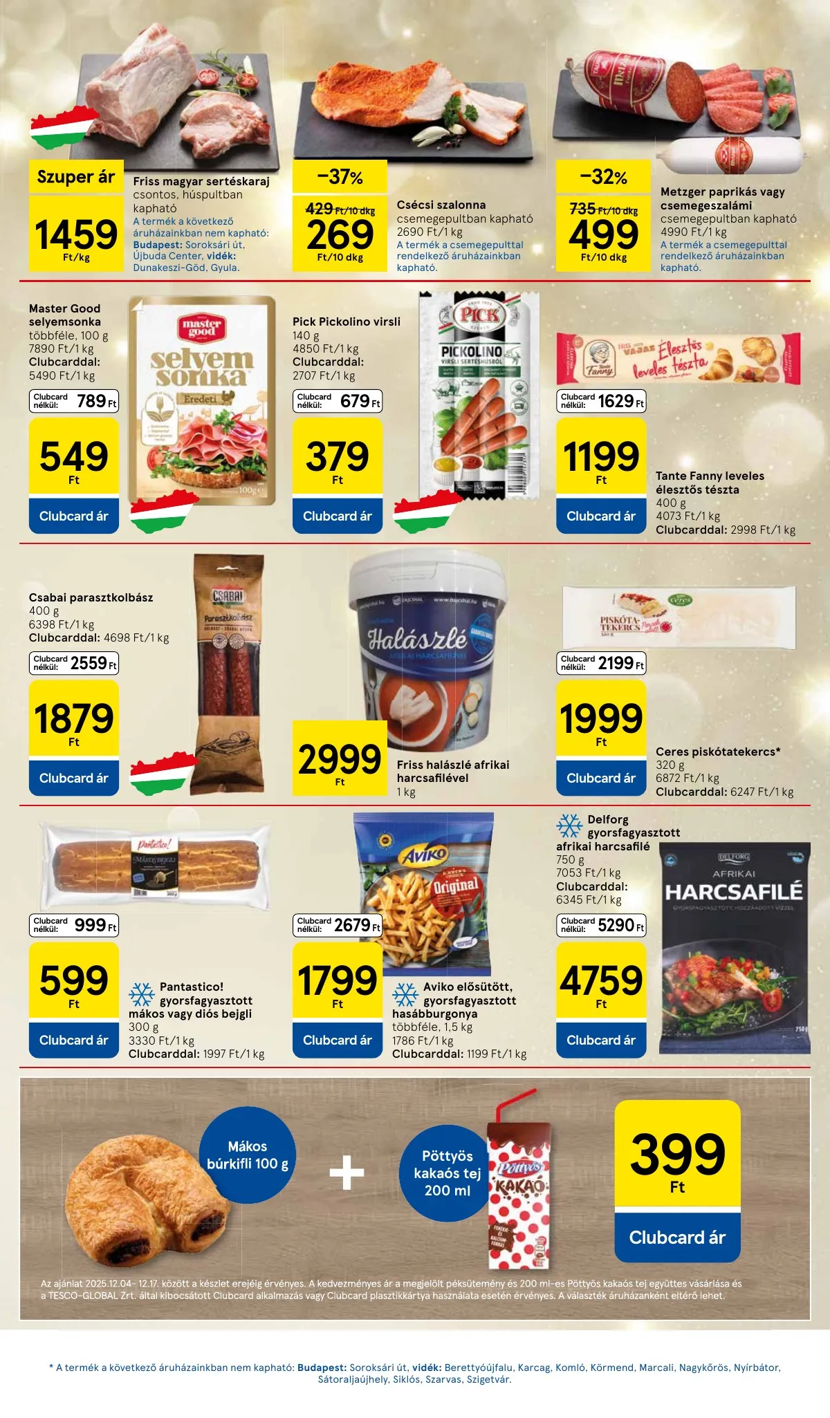 Tesco akciós újság Hipermarket 12.04–12.10 – 3. oldal