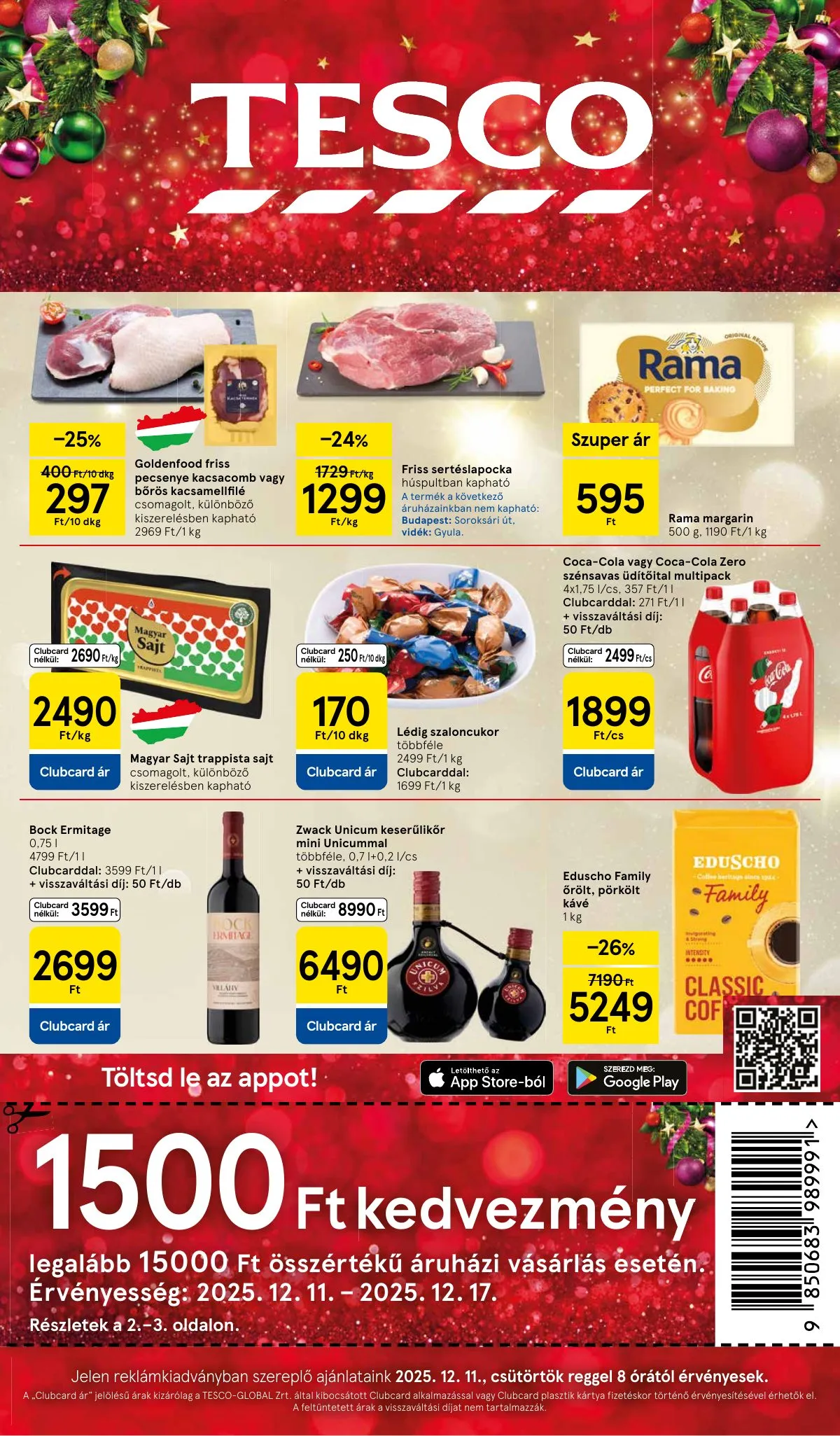 Tesco akciós újság Hipermarket 12.11–12.17